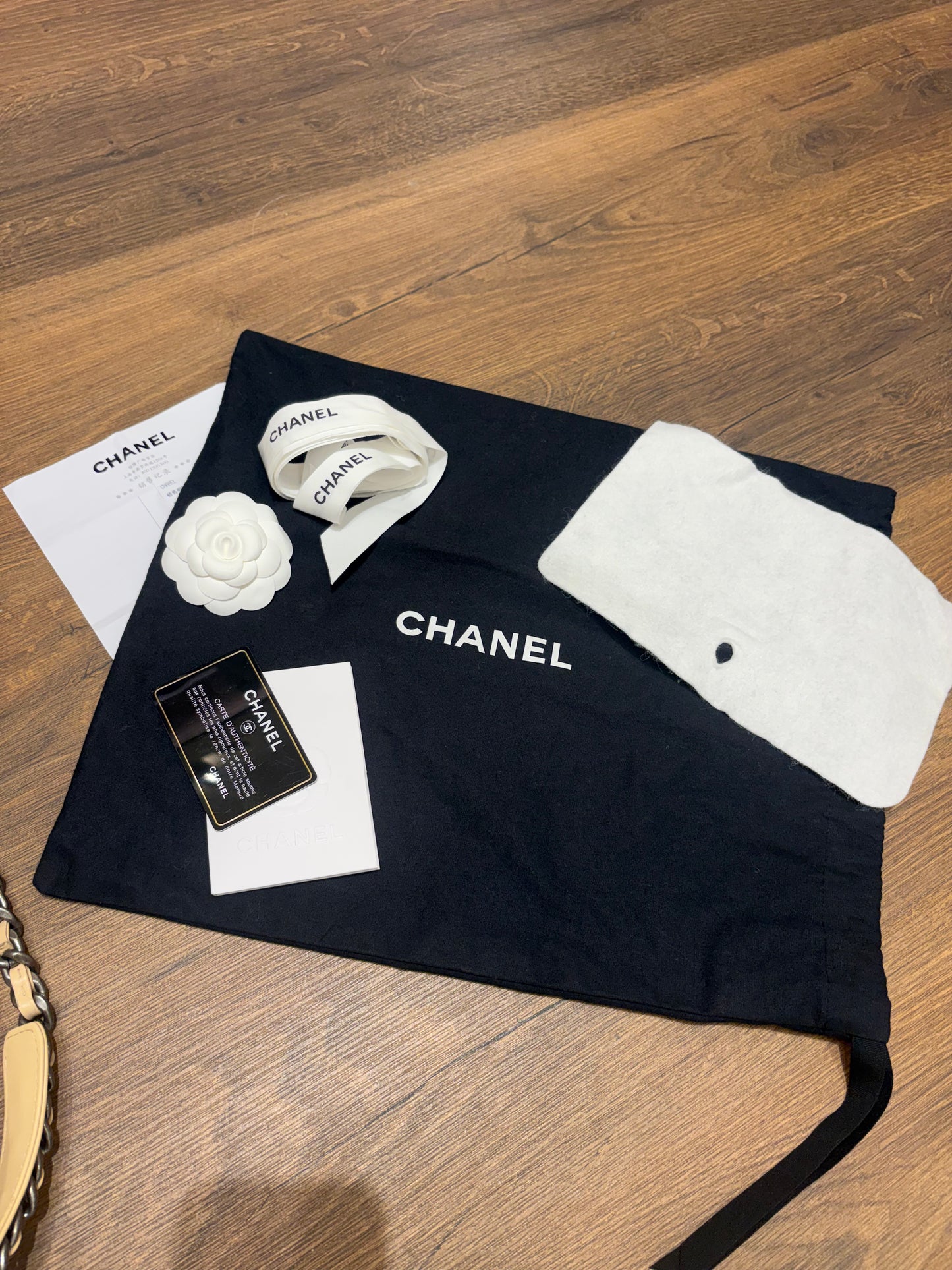 Borsa Chanel 19 Small – Pelle di Agnello Beige con Hardware Mixed Metal