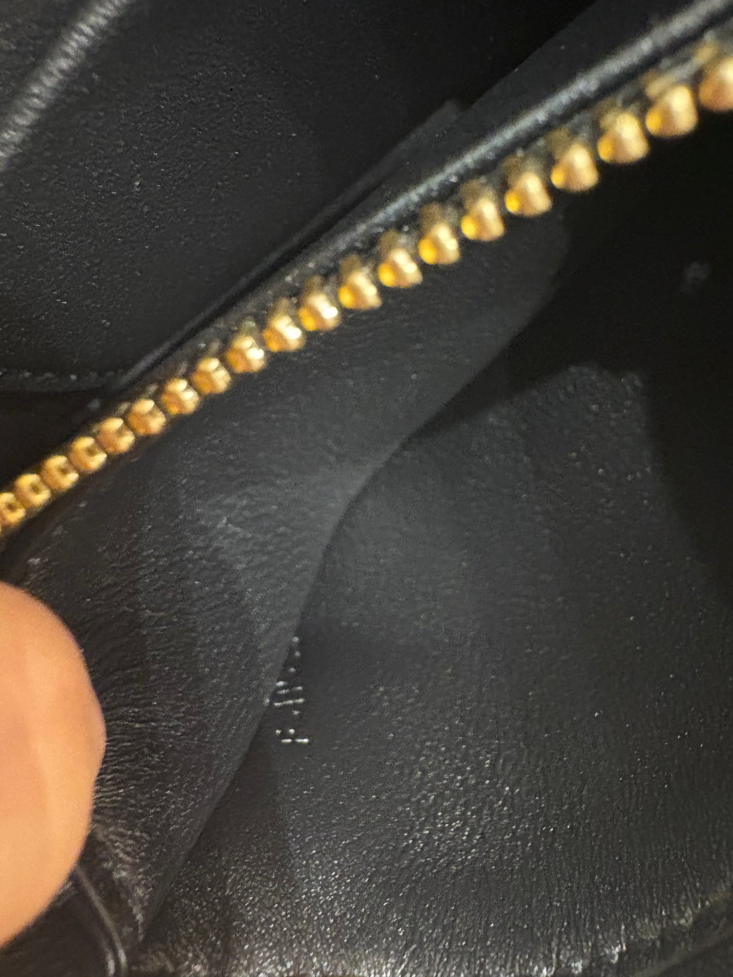 Celine borsa Nino Teen in pelle di vitello granata