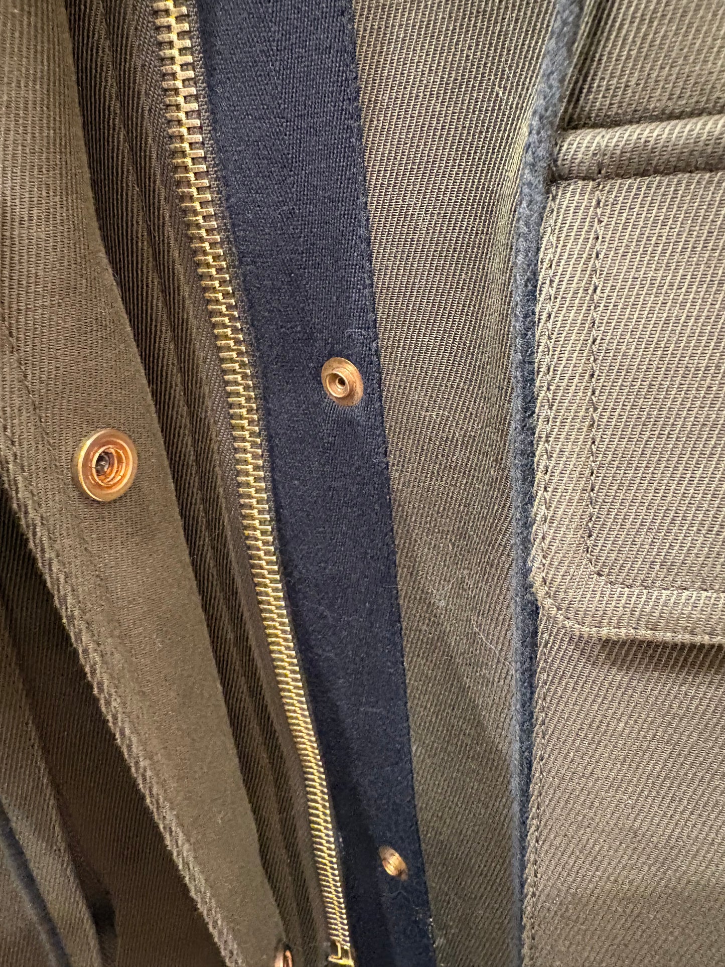 7 For All Mankind parka verde 42