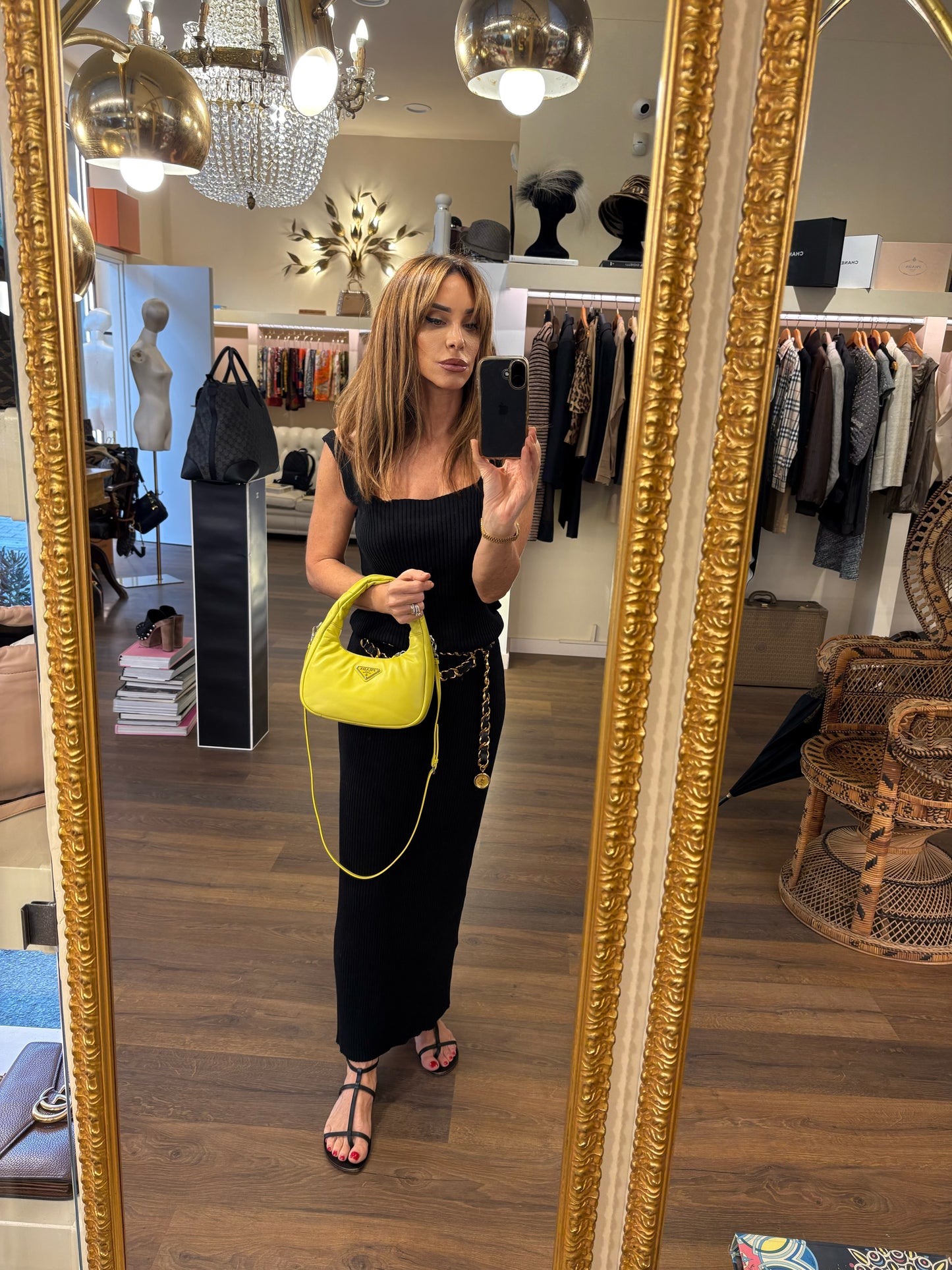 Prada borsa mini in nappa di pelle