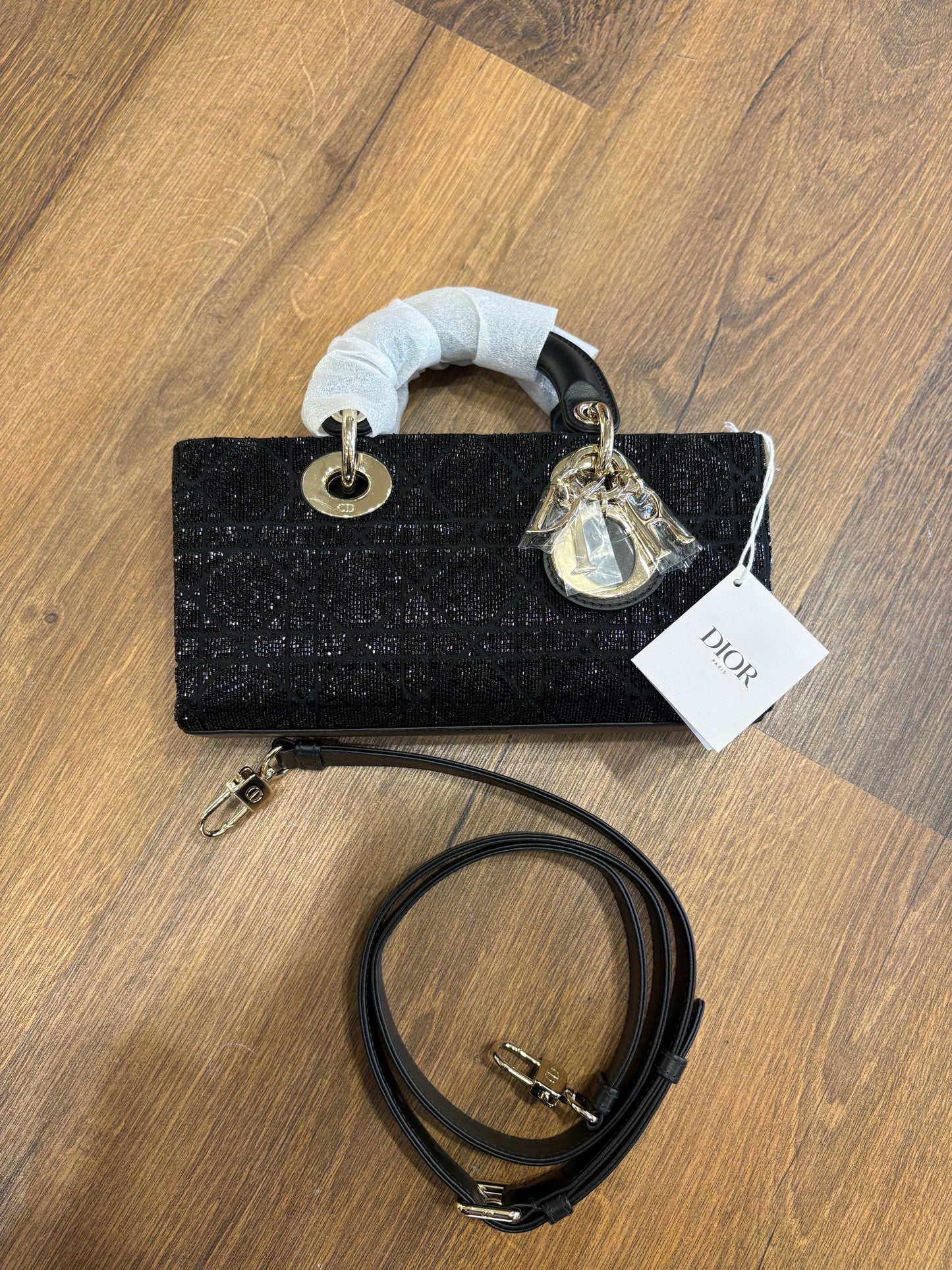 Dior piccola Lady D-Joy cannage ricami. Nuovo