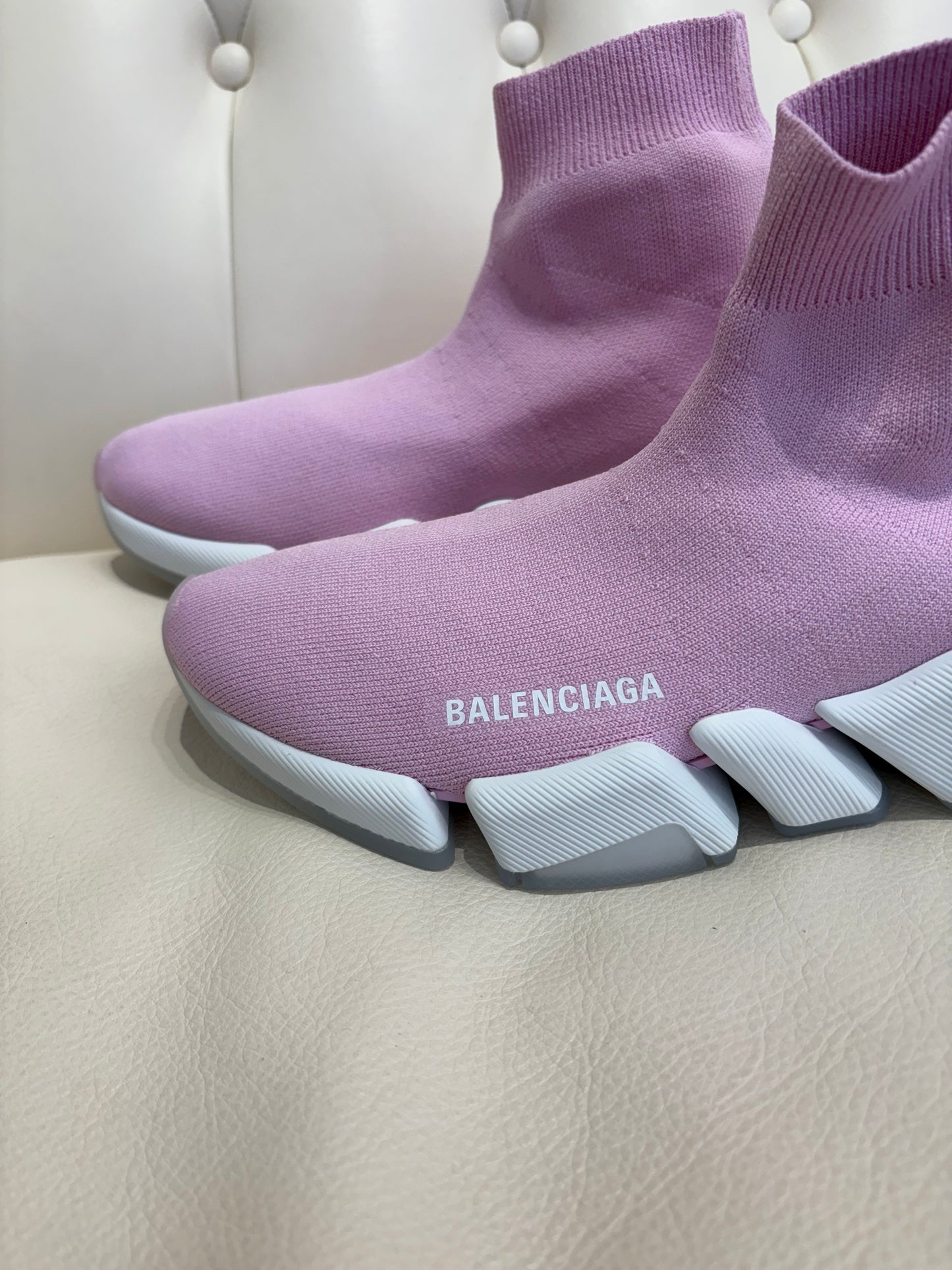 Balenciaga Speed 2.0 rosa bianco 39