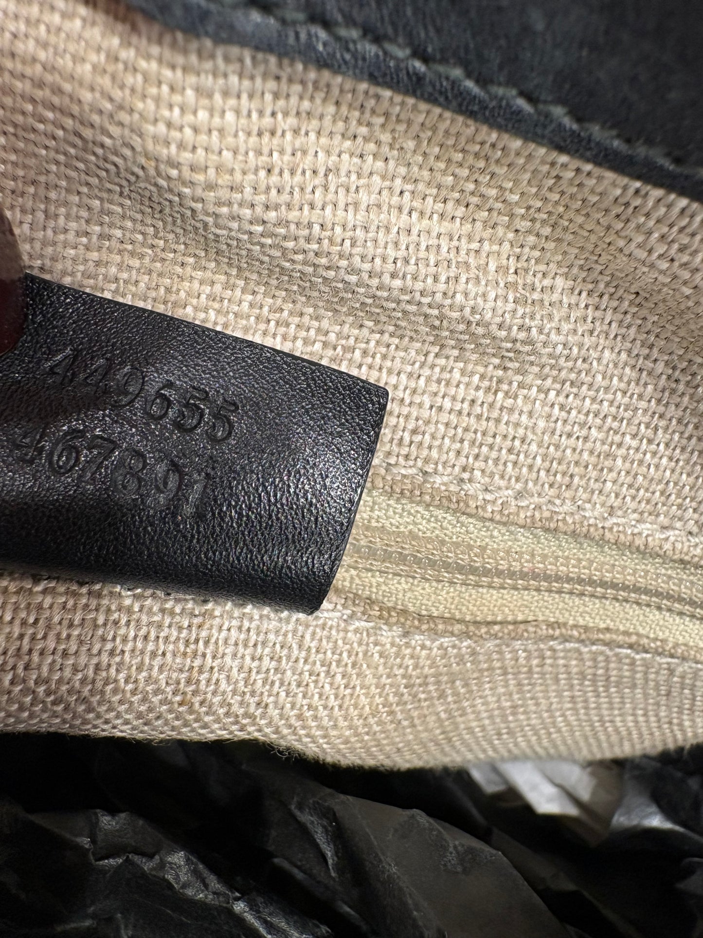 Gucci Tote Convertibile in Pelle Microguccissima