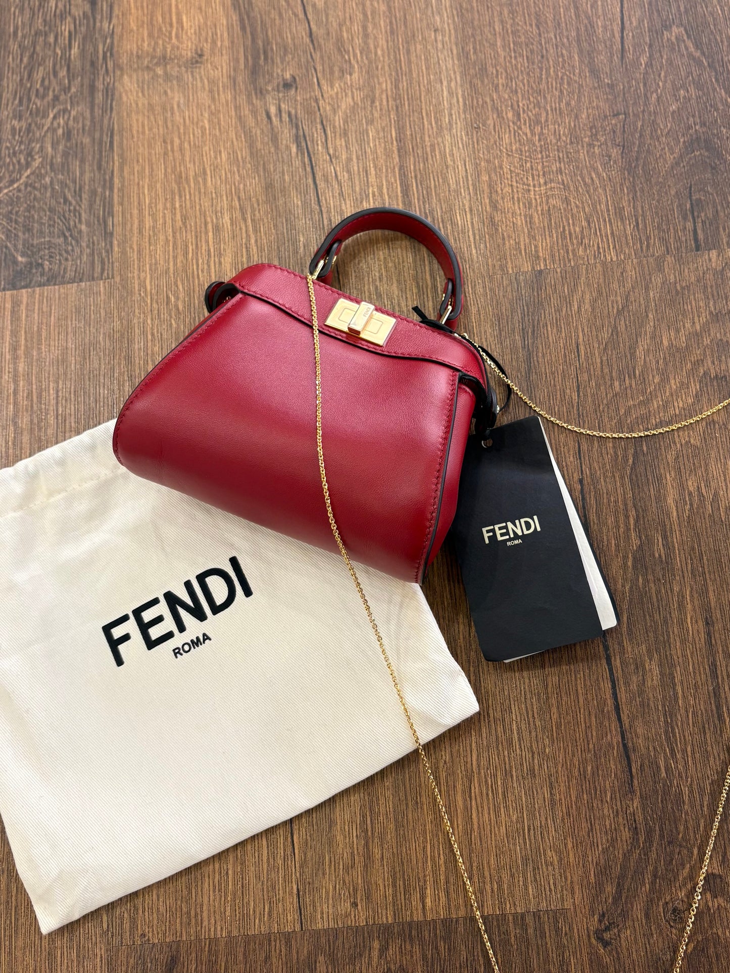 Fendi Nano Peekaboo nuova