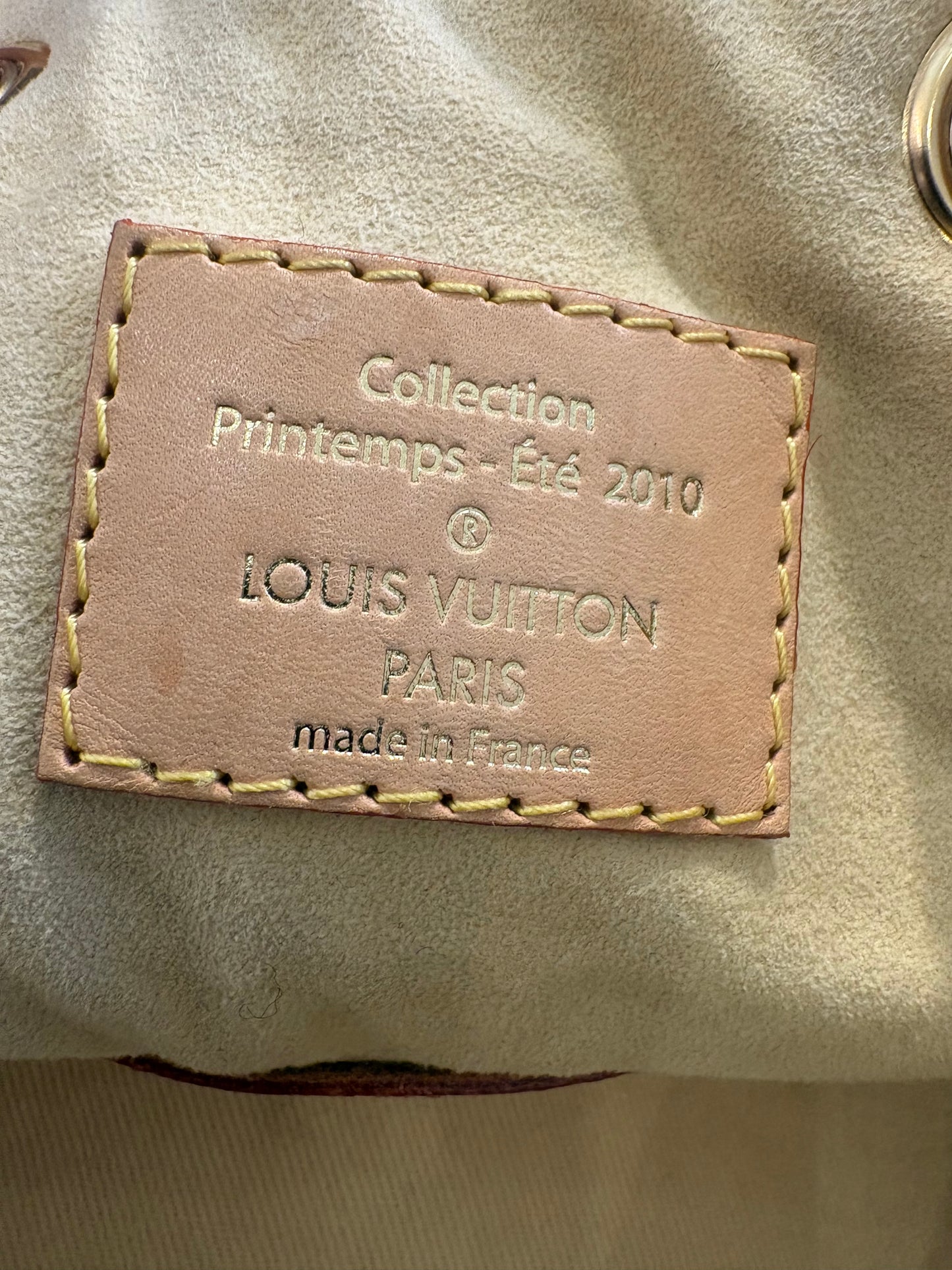 Louis Vuitton Borsa a Secchiello Eden Neo Monogram Argento Lim. Edition 2010