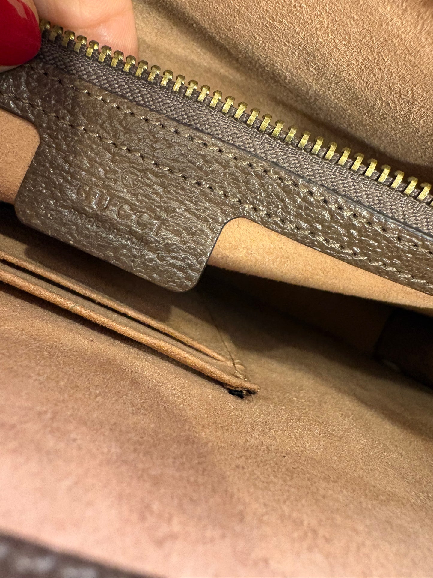 Gucci pochette Ophidia in tela GG Supreme