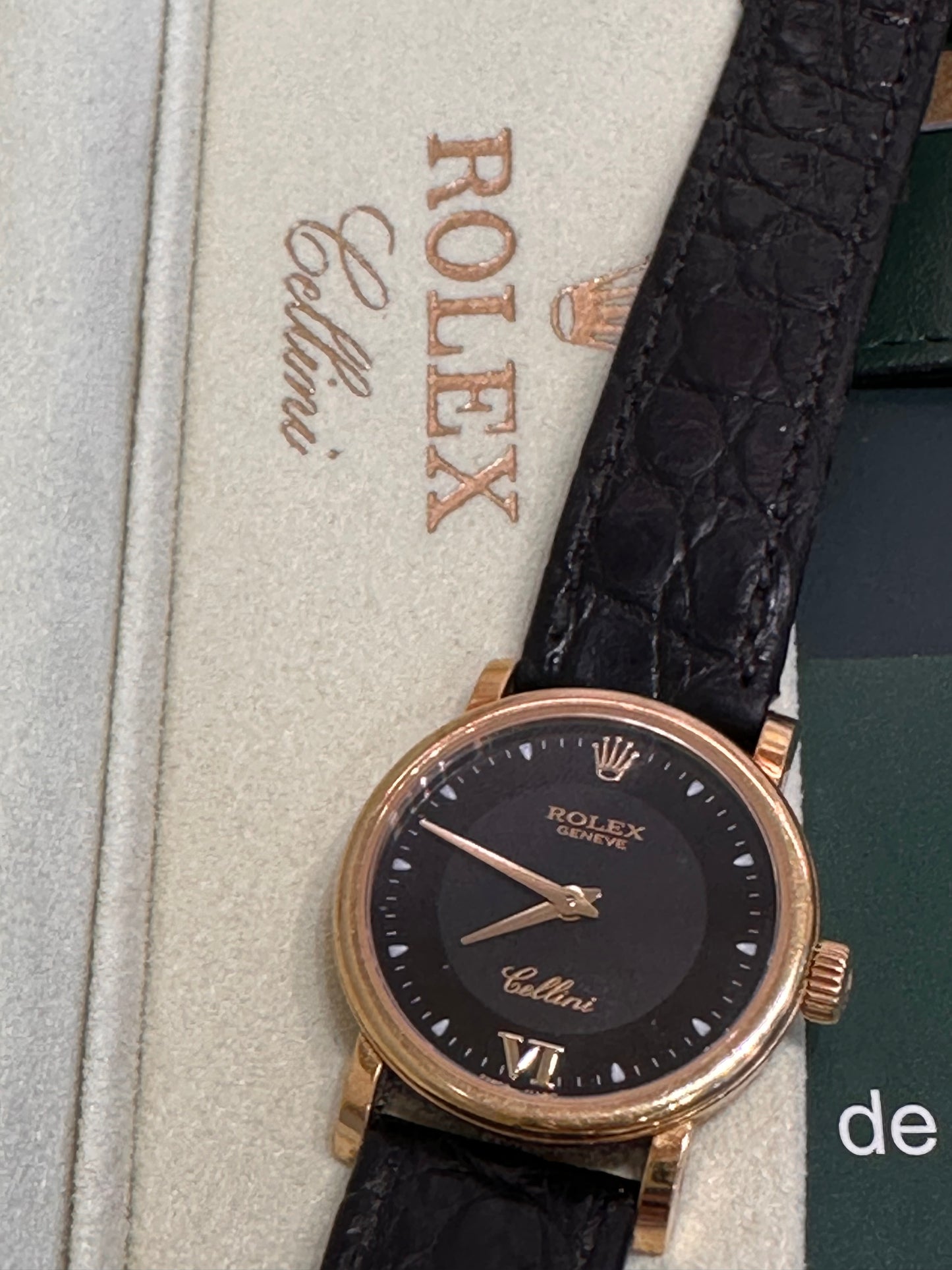 Rolex Cellini donna in oro 18kt full set