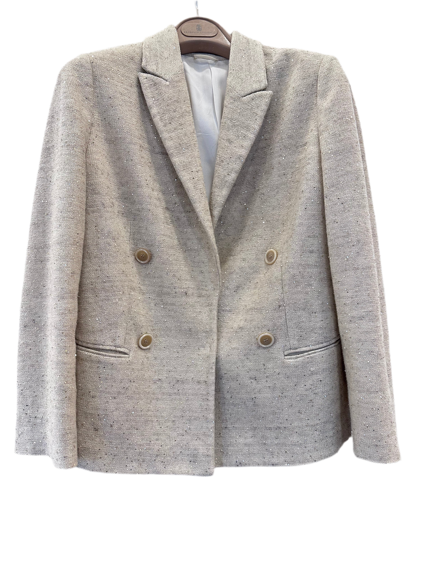 Brunello Cucinelli blazer lino e seta 40