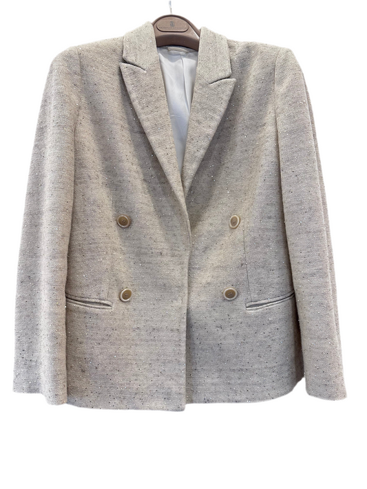 Brunello Cucinelli blazer lino e seta 40