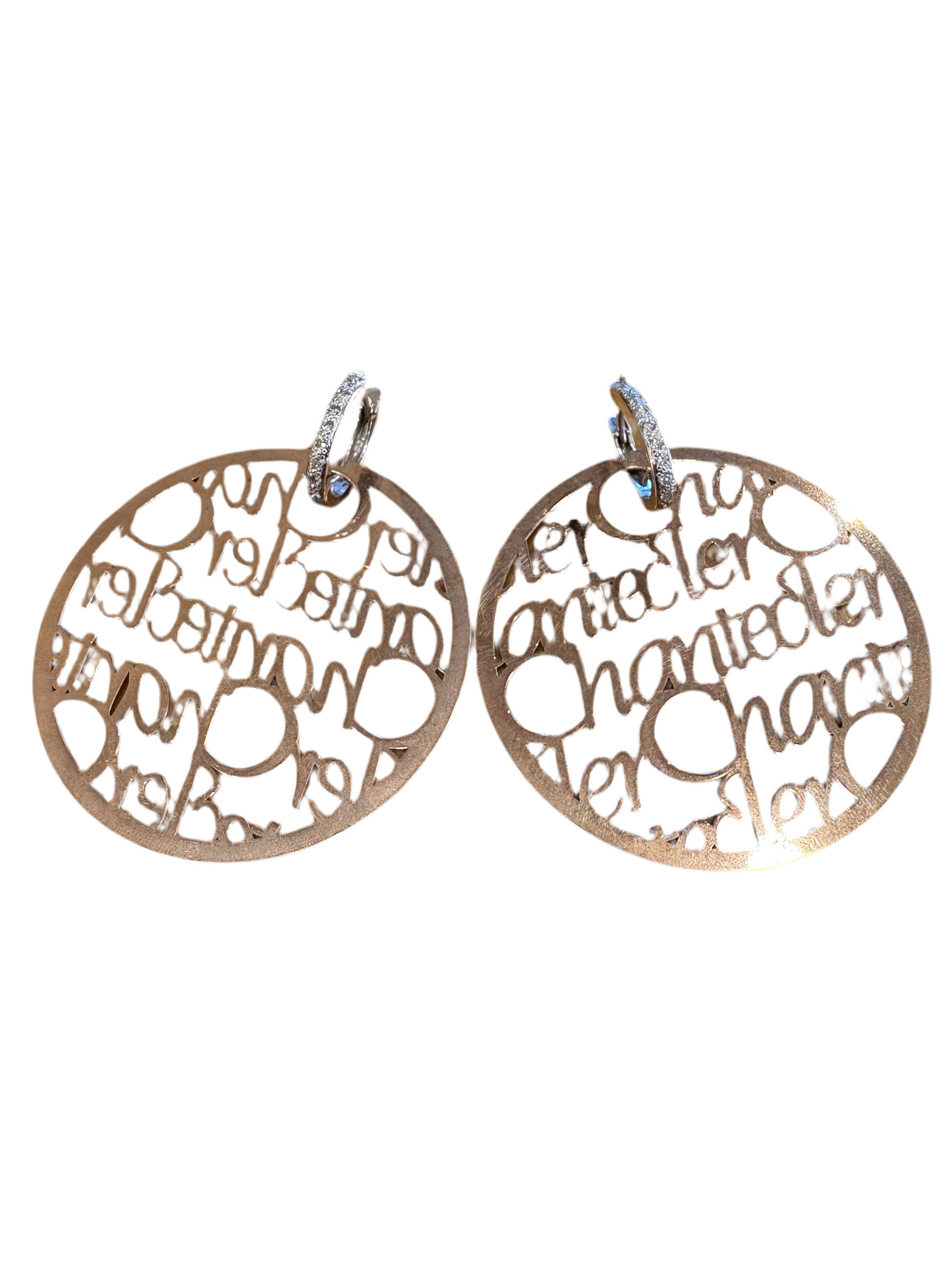 Chantecler orecchini oro rosa e diamanti