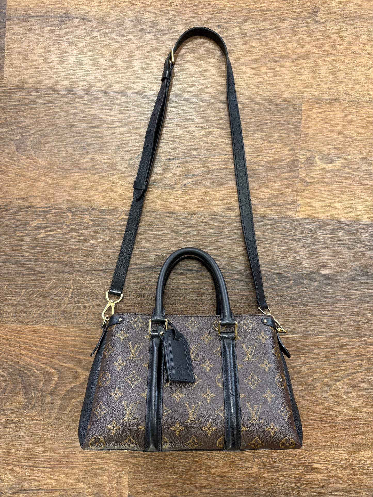 Borsa a Mano Louis Vuitton Soufflot BB Monogram Noir