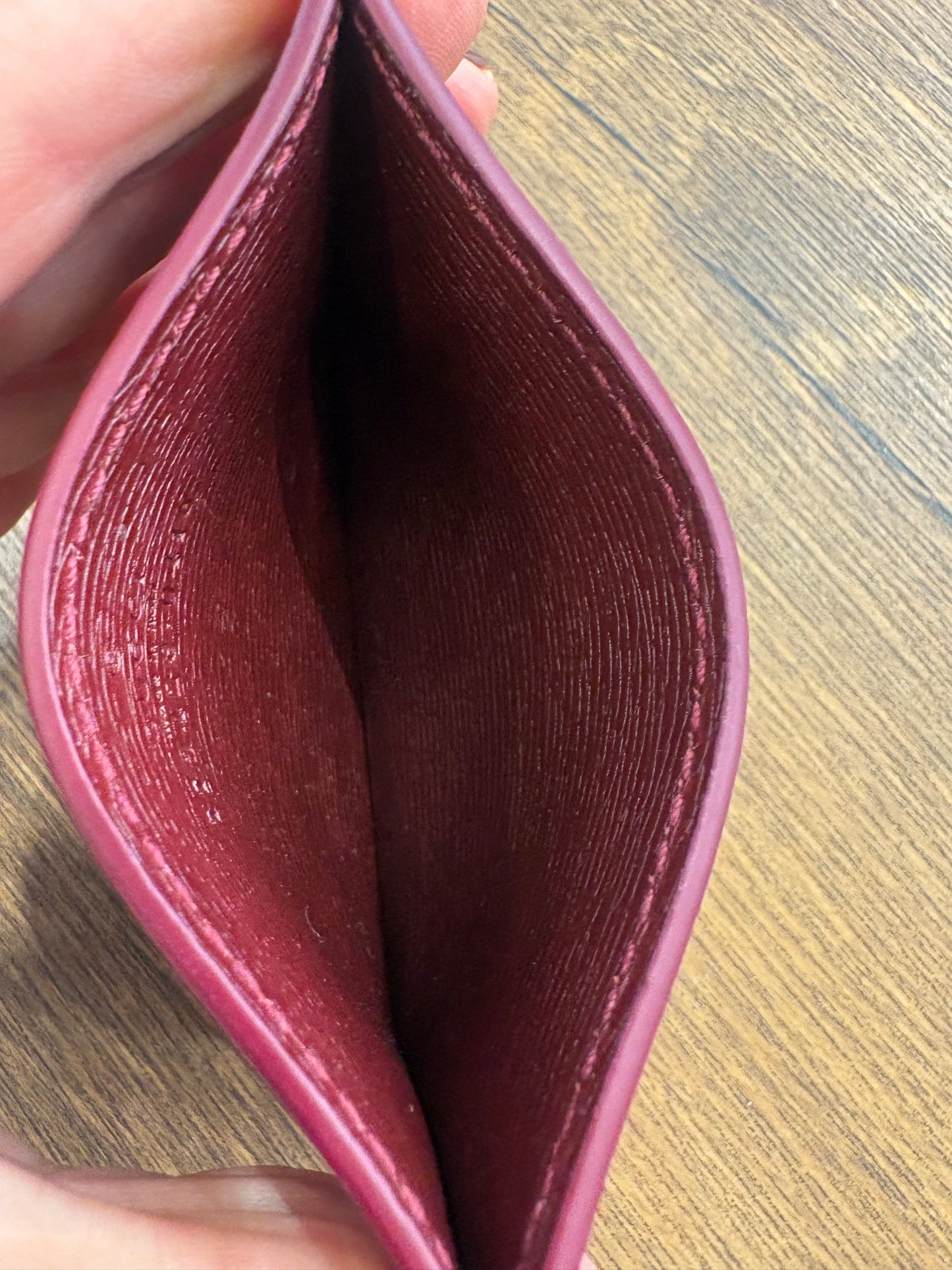 Gucci porta carte in pelle . Nuovo