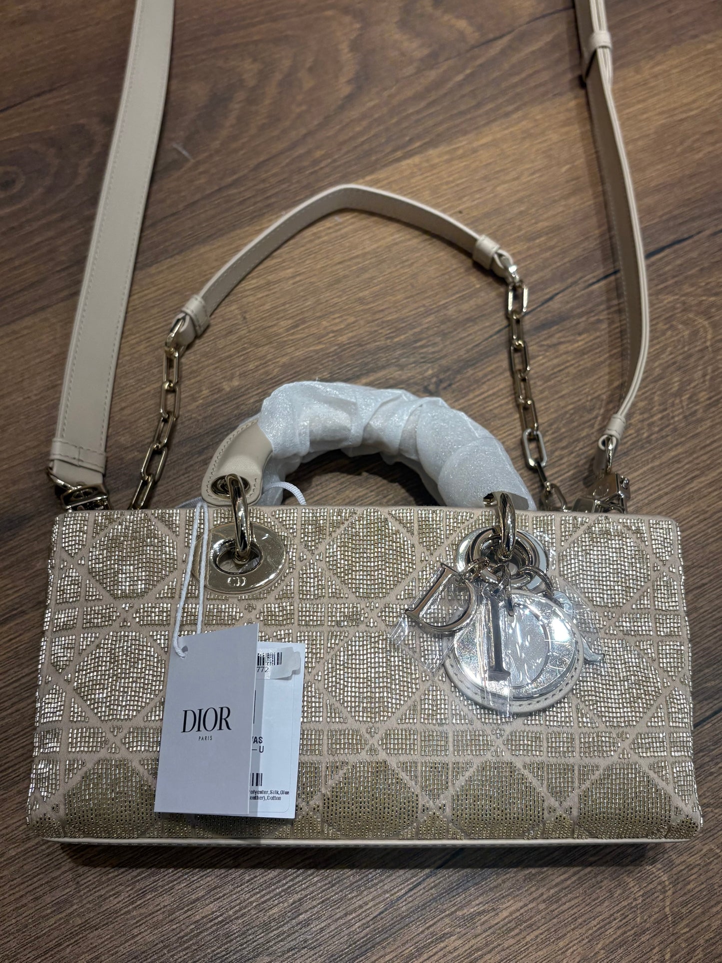 Dior piccola Lady D-Joy cannage ricami. Nuovo