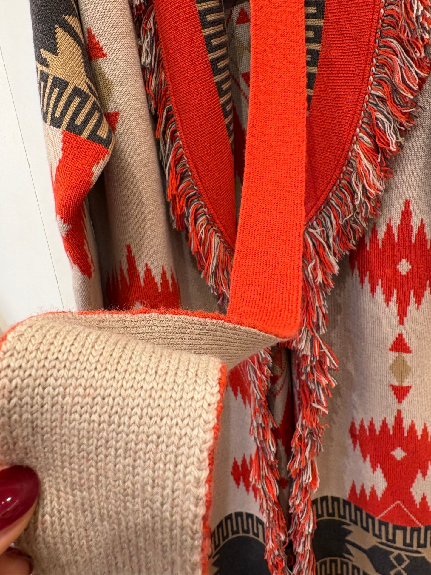 Alanui cardigan  Icon jacquard cashmere xs