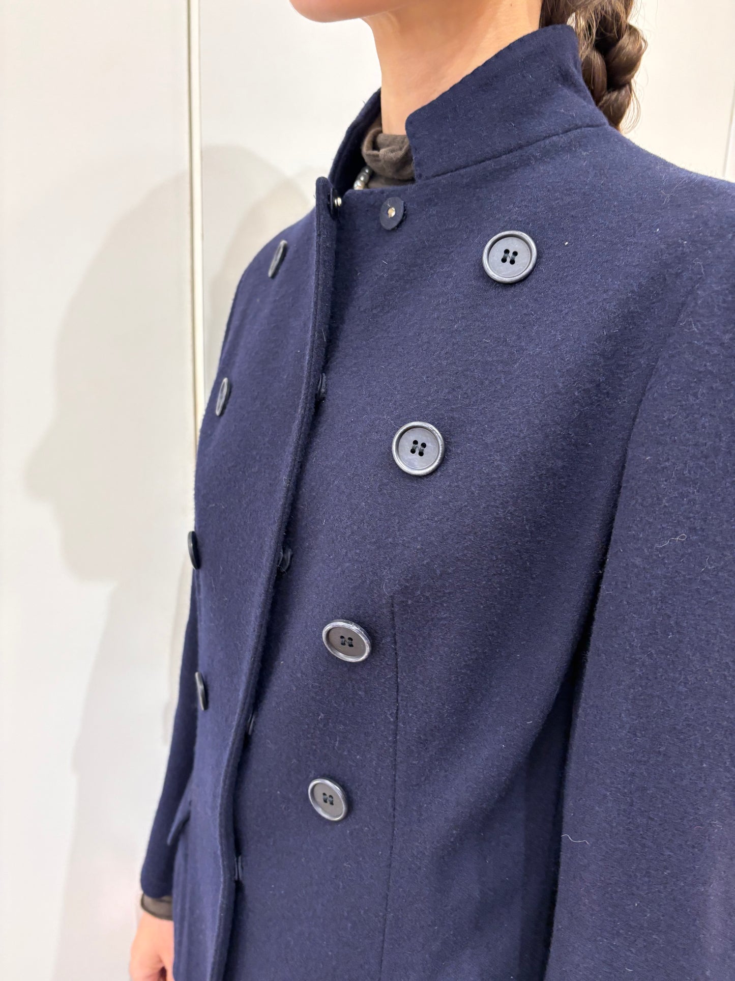 Brunello Cucinelli cappotto puro cashmere doppio petto 40