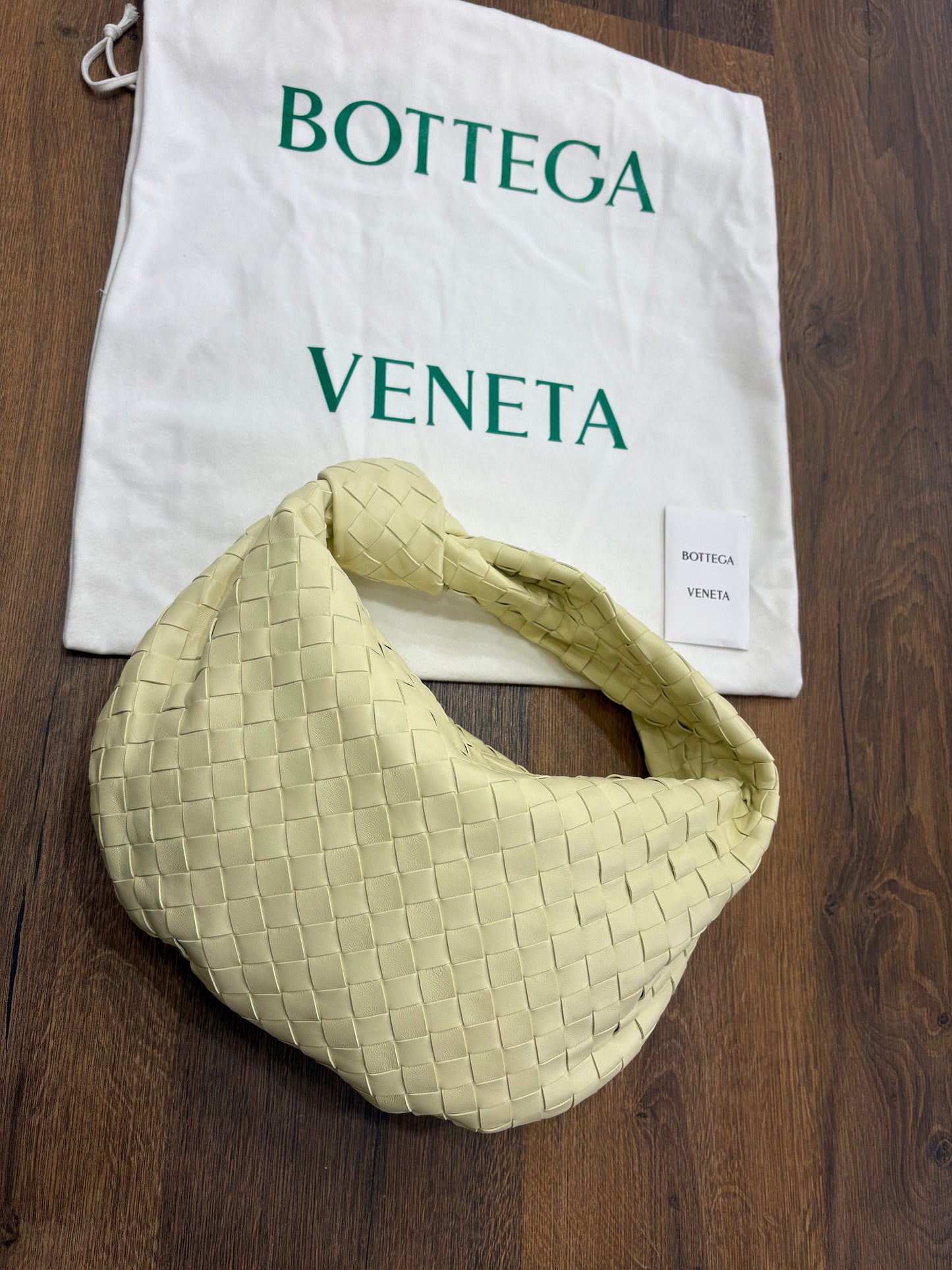 Bottega Veneta Jodie piccola con nodo e motivo intreccio teen