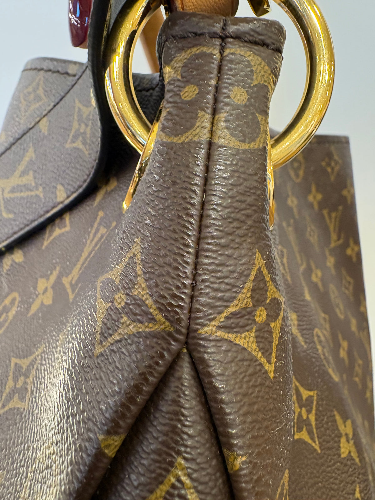 Louis Vuitton Artsy Gm Borsa Hobo in tela monogram e pelle più tracolla aggiuntiva inclusa