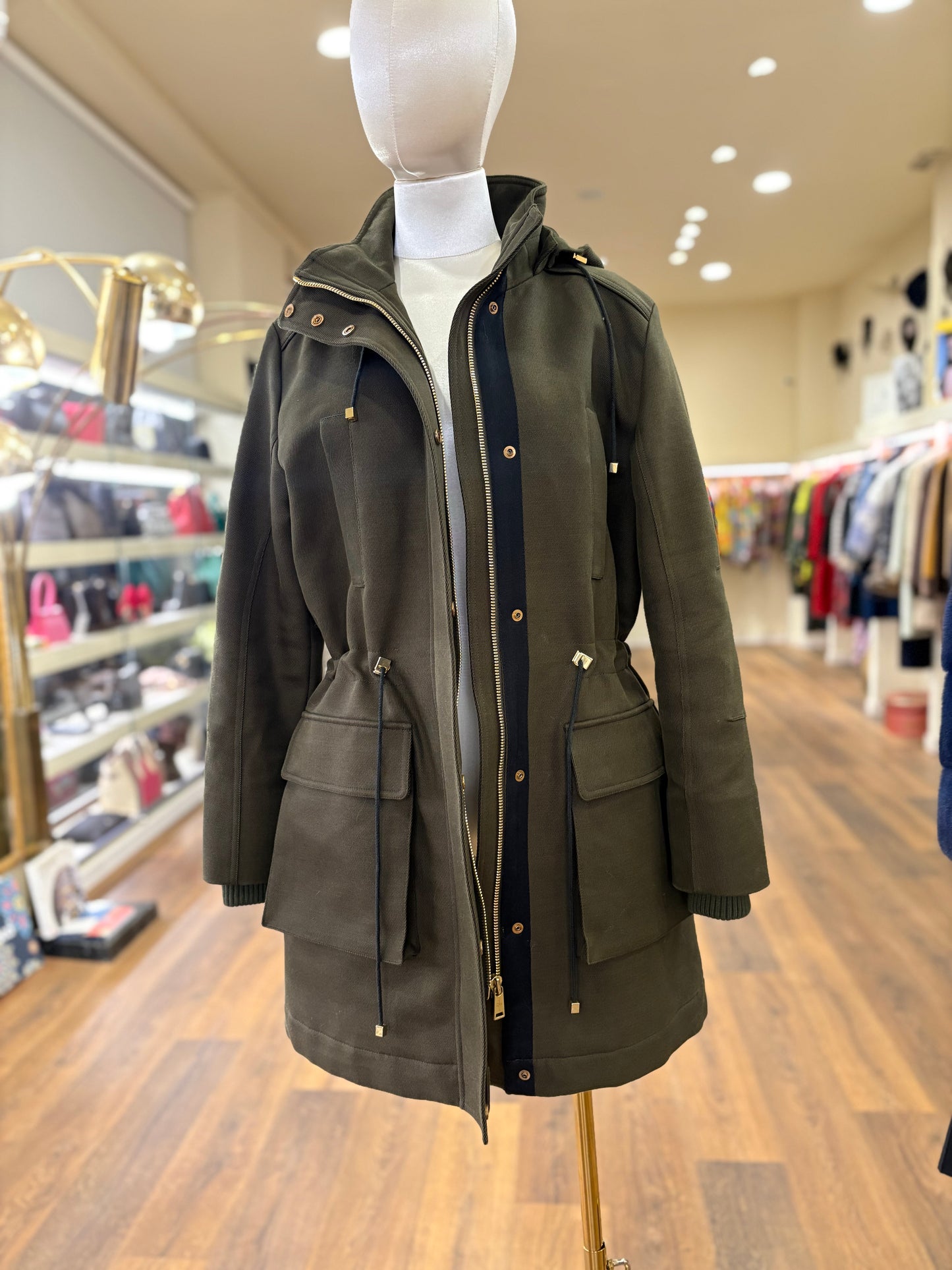 7 For All Mankind parka verde 42