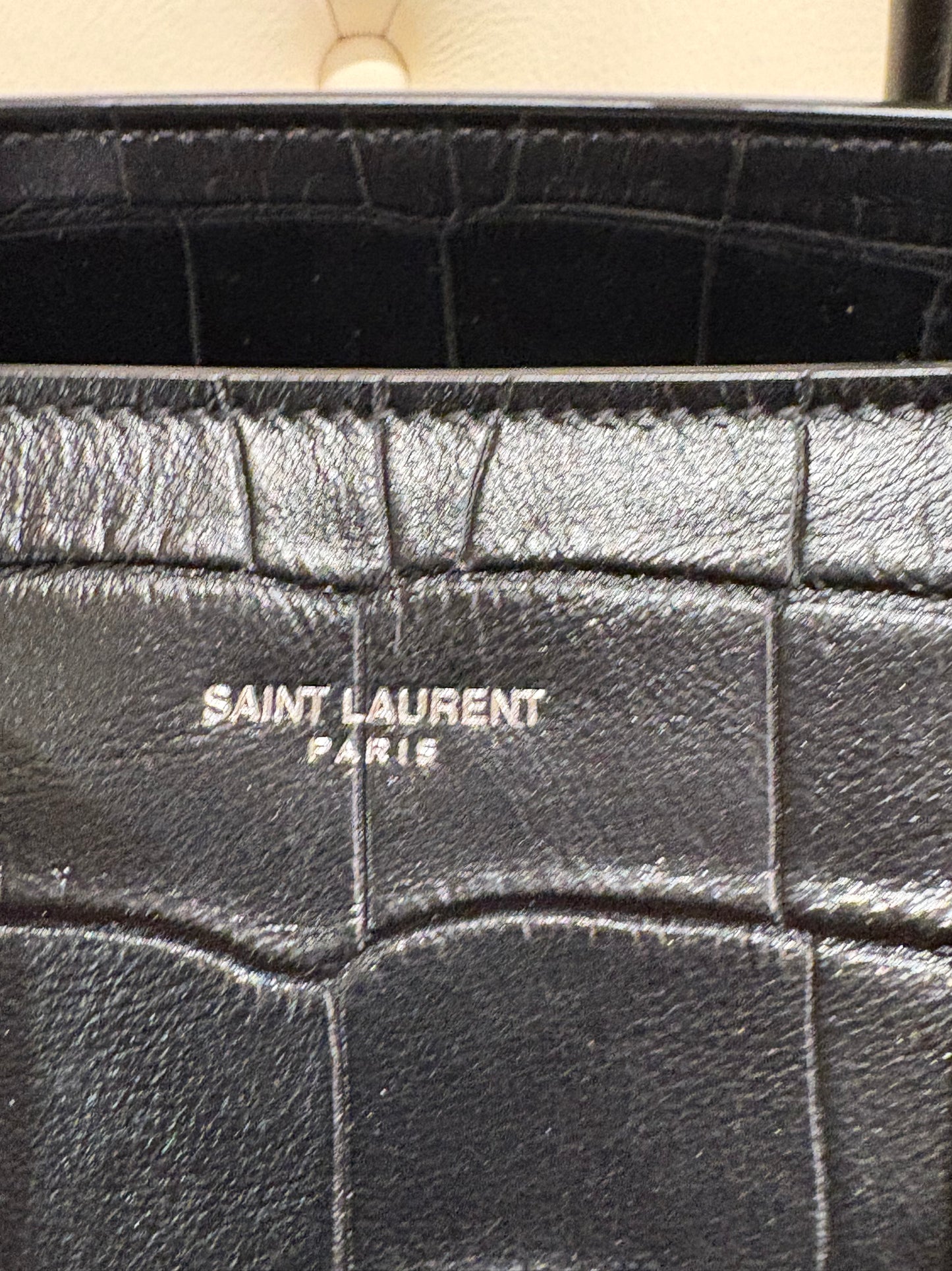 Saint Laurent Sac De Jour pelle stampa cocco large