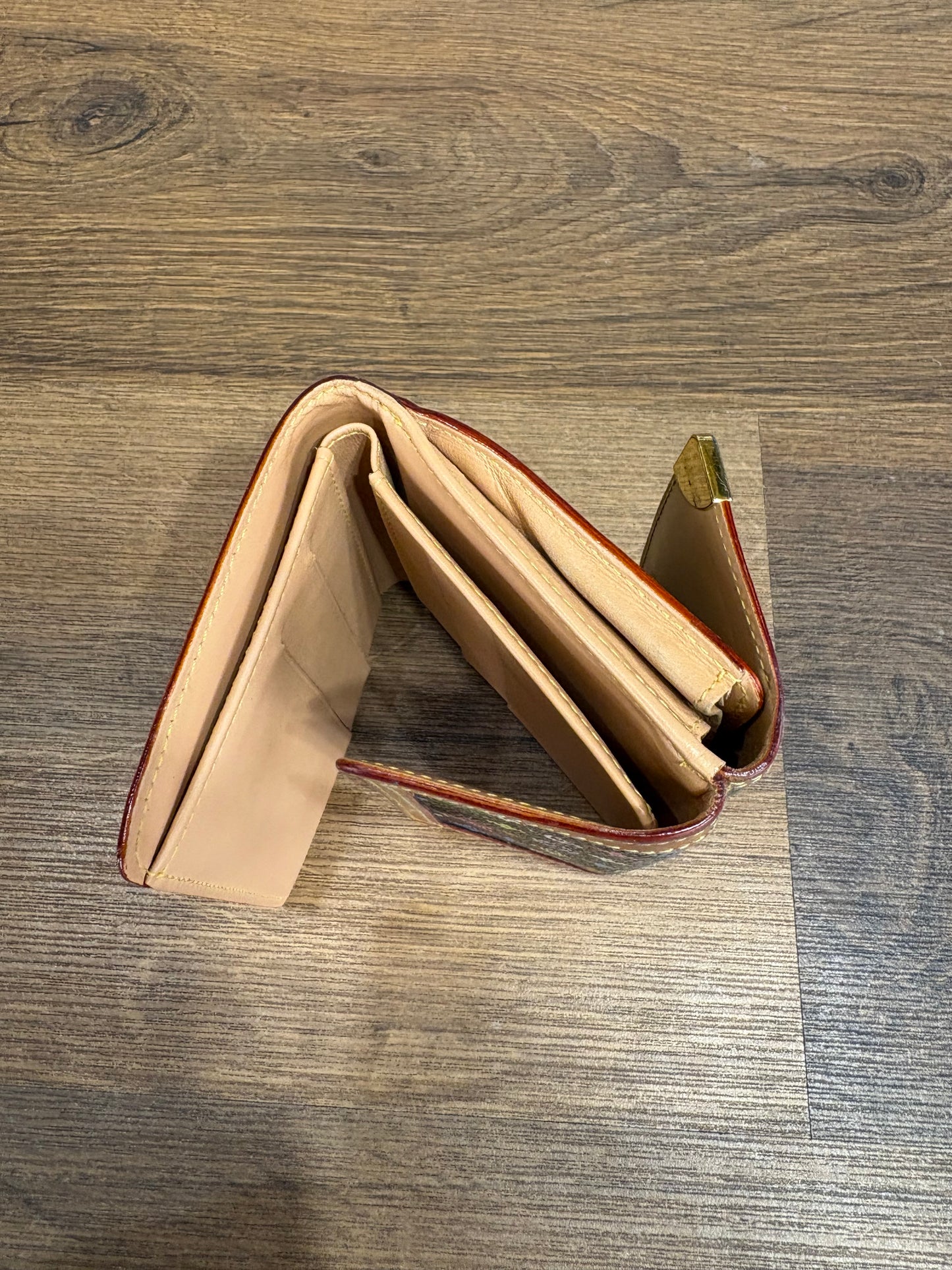 Louis Vuitton portafoglio Eugenie in tela multicolor