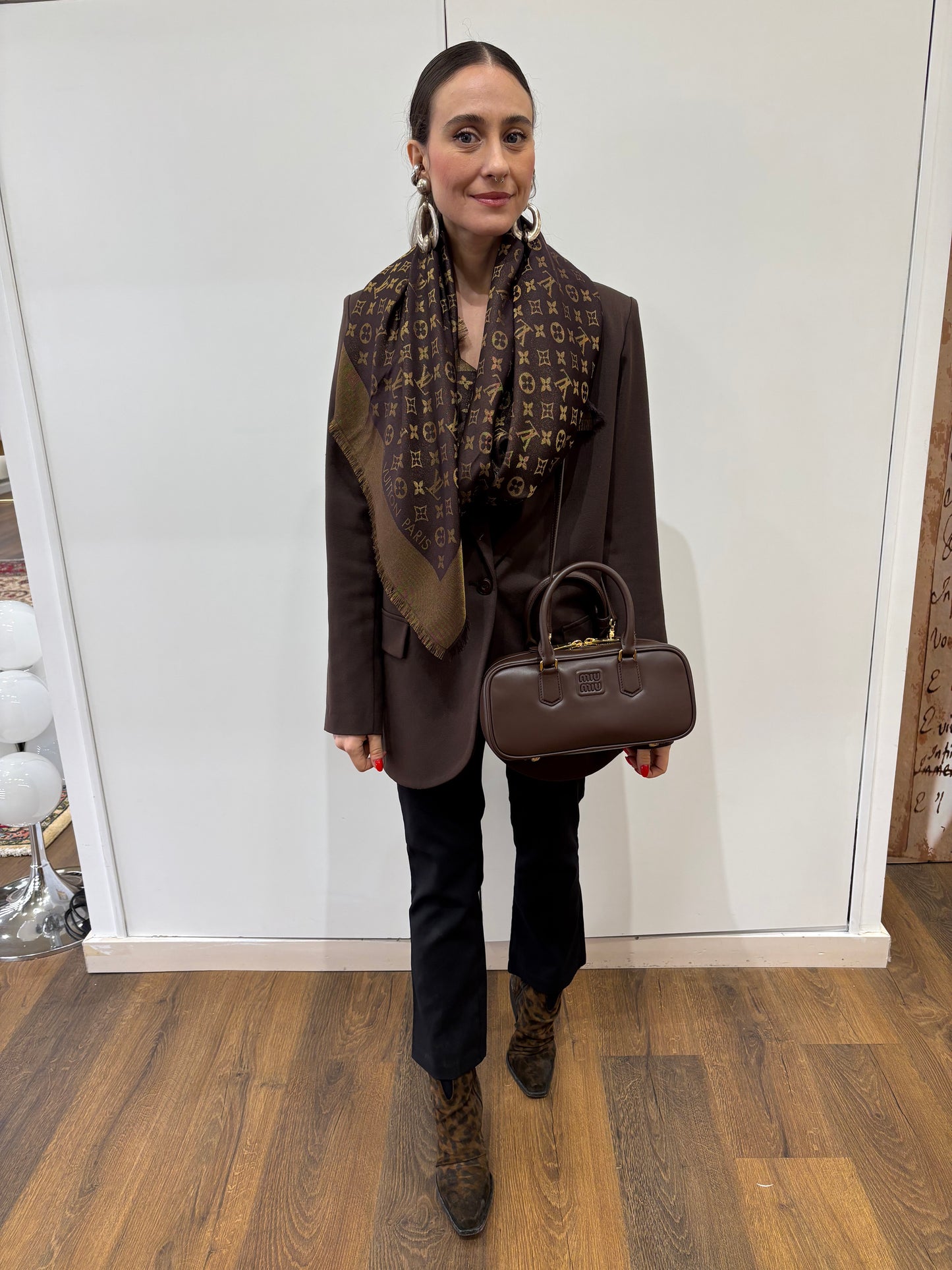 Miu Miu Arcadie Large colore radica . Nuova