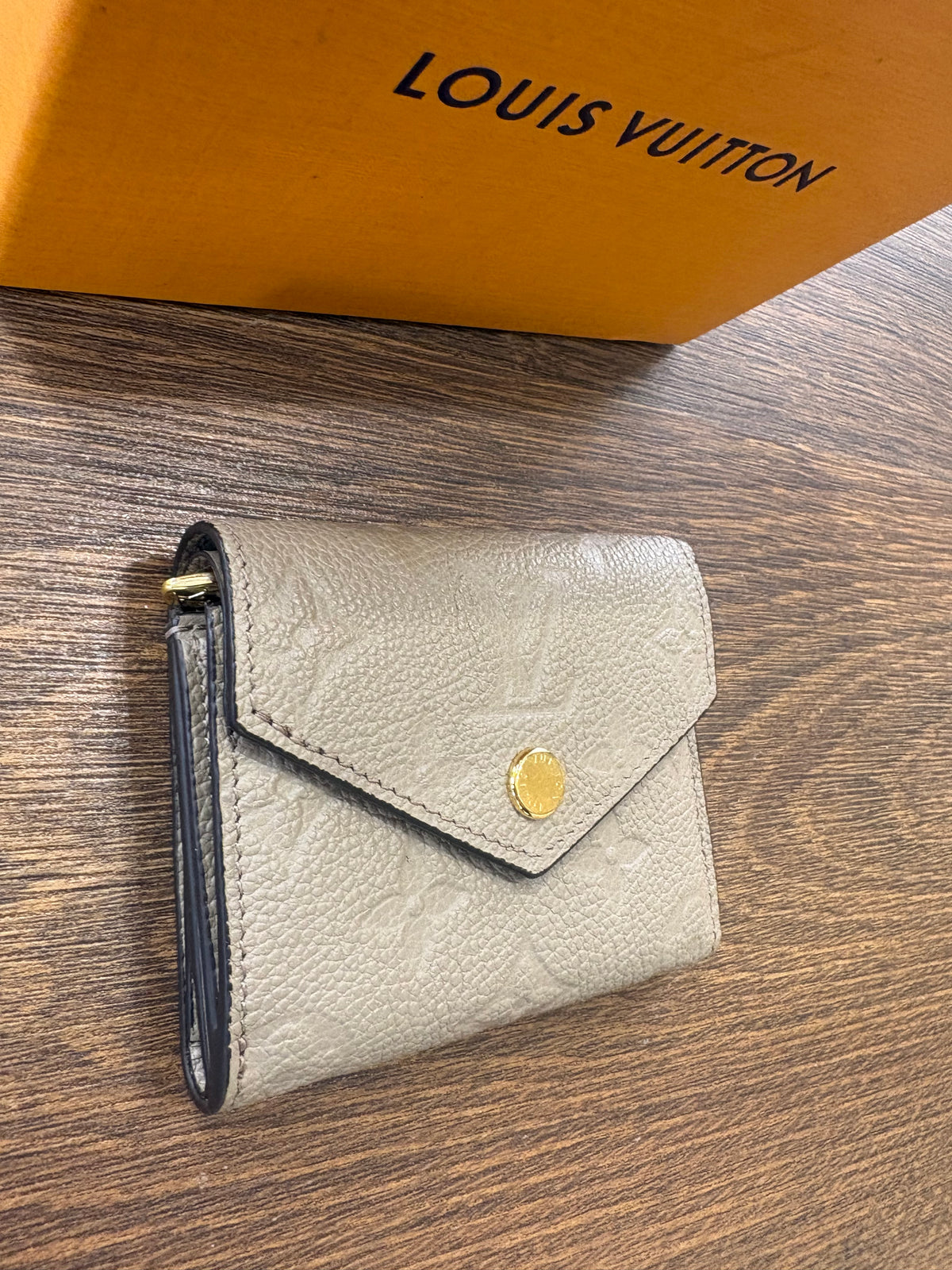 Louis Vuitton portafoglio Zoe in pelle