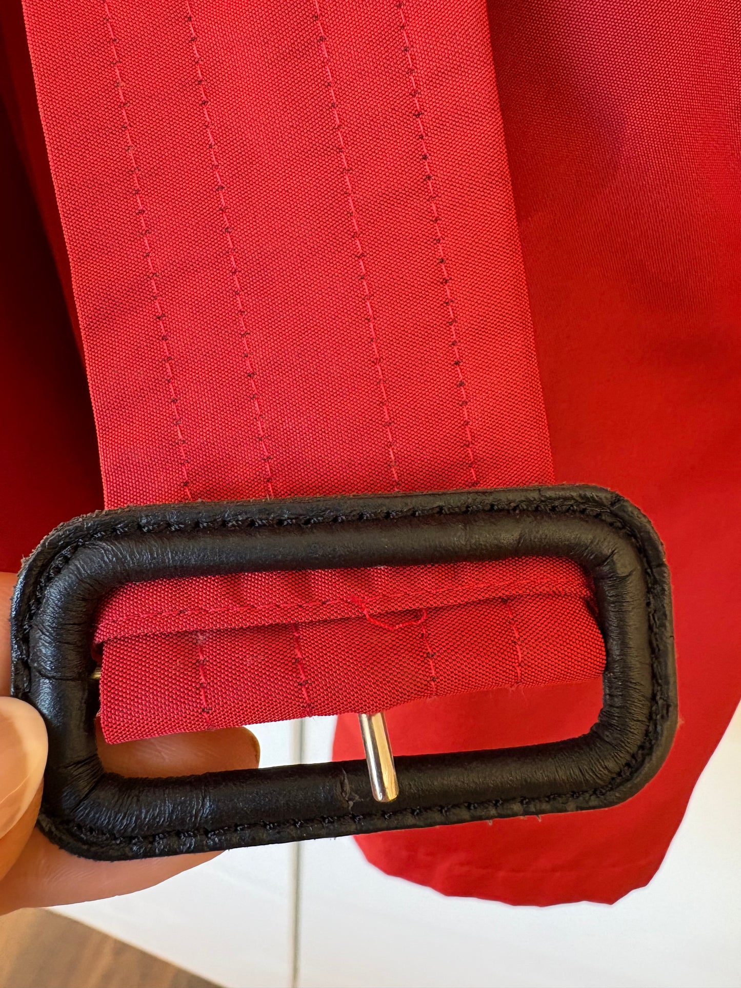 Burberry trench tecnico sfoderato  rosso