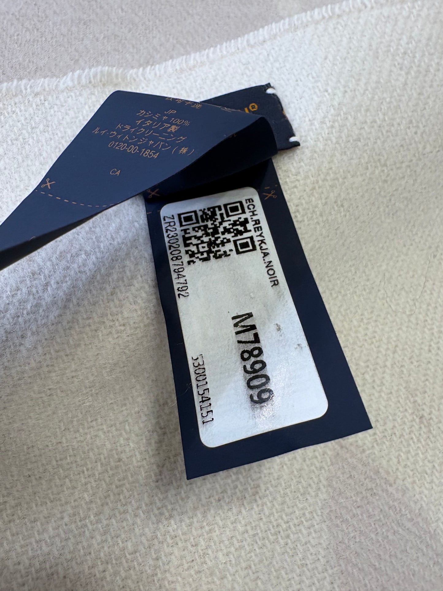 Louis Vuitton sciarpa Reykjavik in puro cashmere nuova