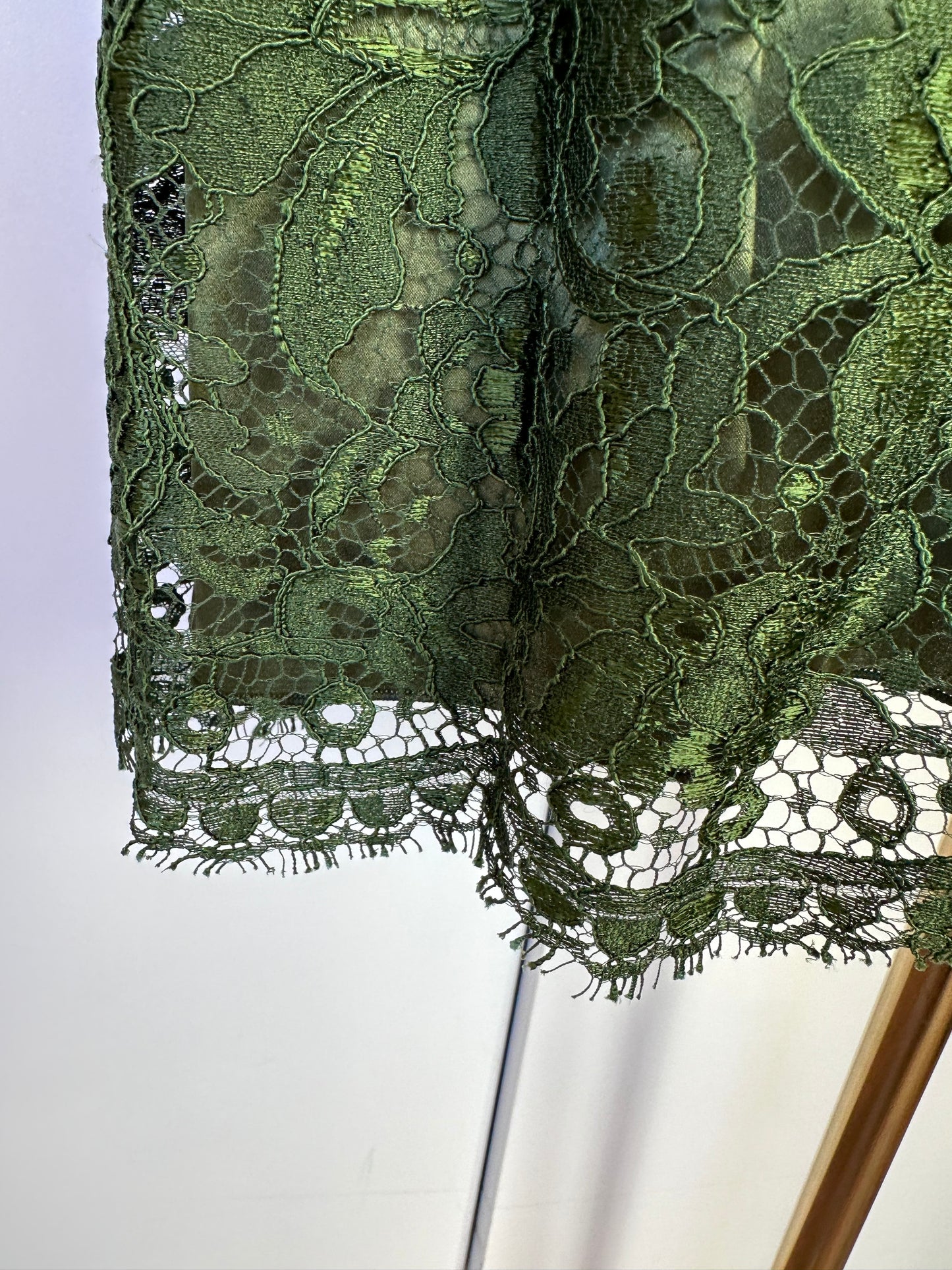 Dolce Gabbana abito in pizzo verde