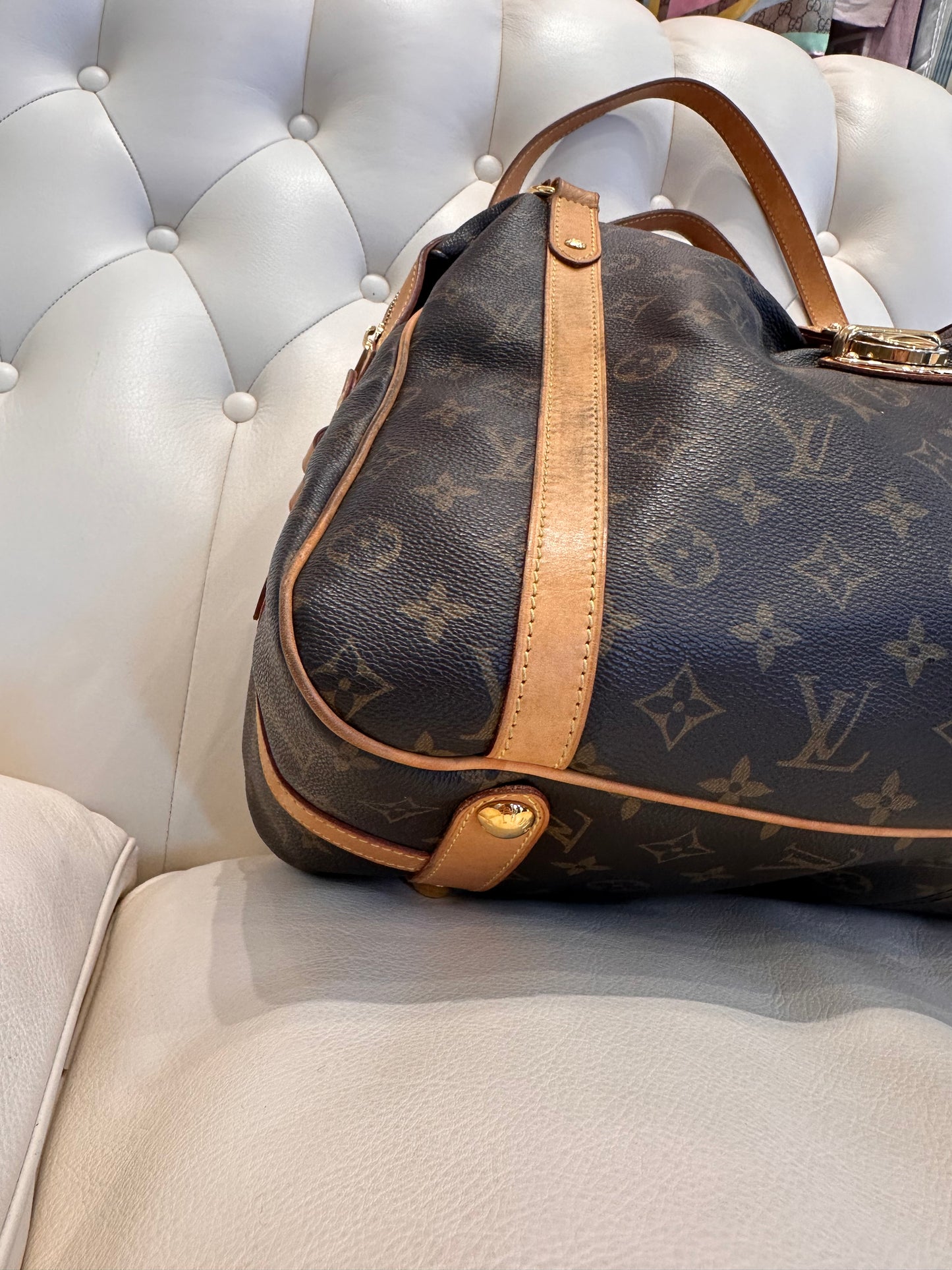 Louis Vuitton Stresa GM borsa monogram e pelle