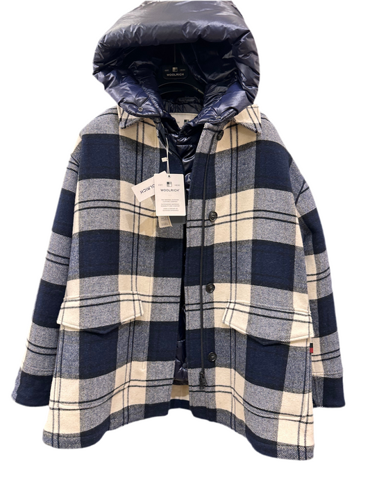 Woolrich cappotto lana interno piumino