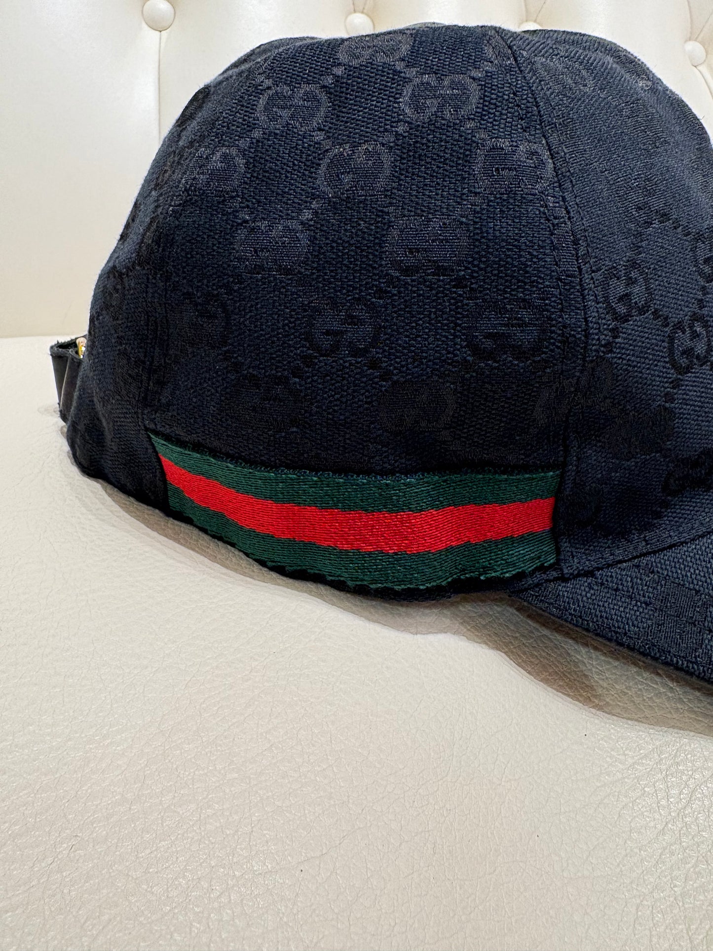 Gucci cappello in tela GG 56/57 mis S