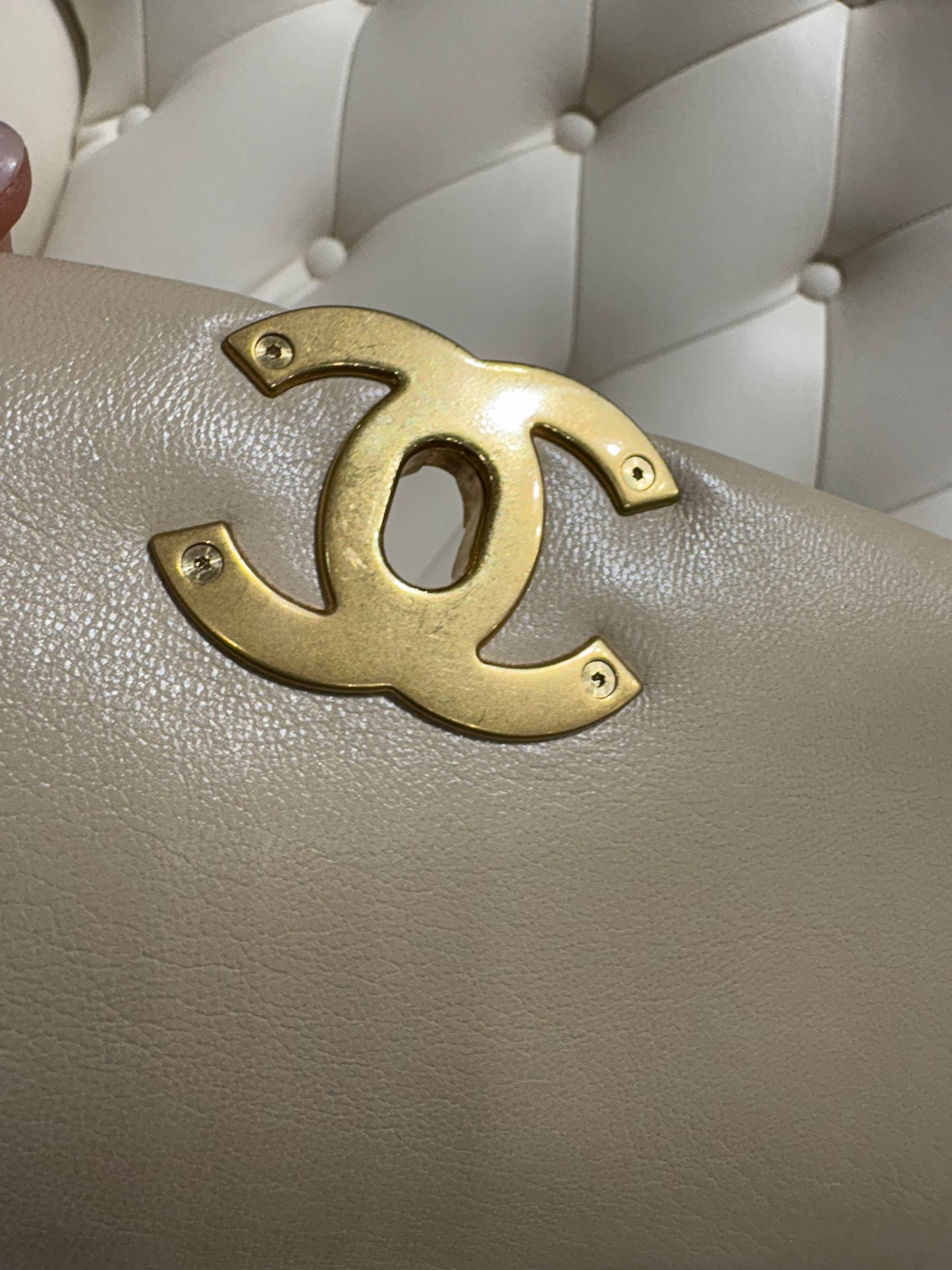 Chanel borsa  C19 small agnello