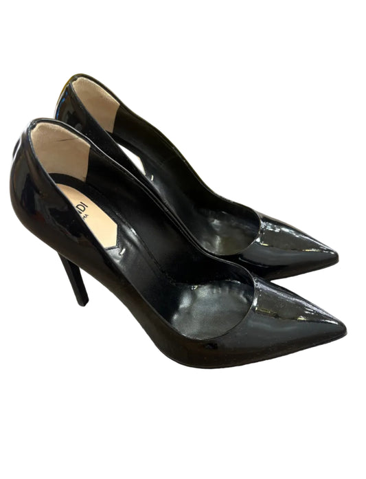 Fendi décolleté in pelle lucida nera 37. Nuove