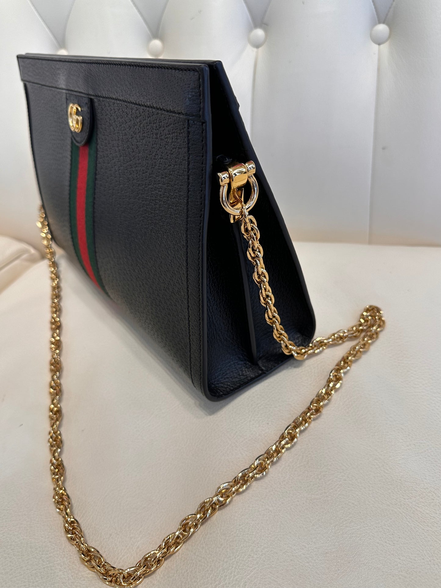 Gucci Ophidia borsa in pelle nuova full set