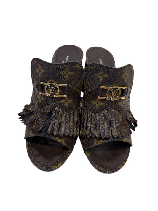 Louis Vuitton  sandali Isola   monogram 38