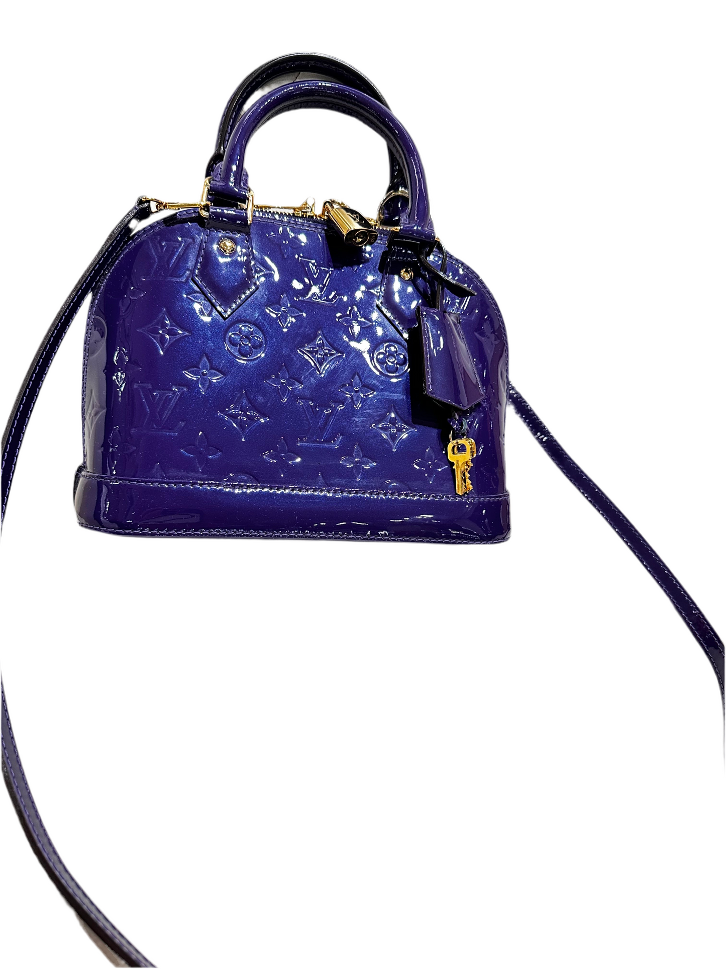 Louis Vuitton Alma BB in vernis viola