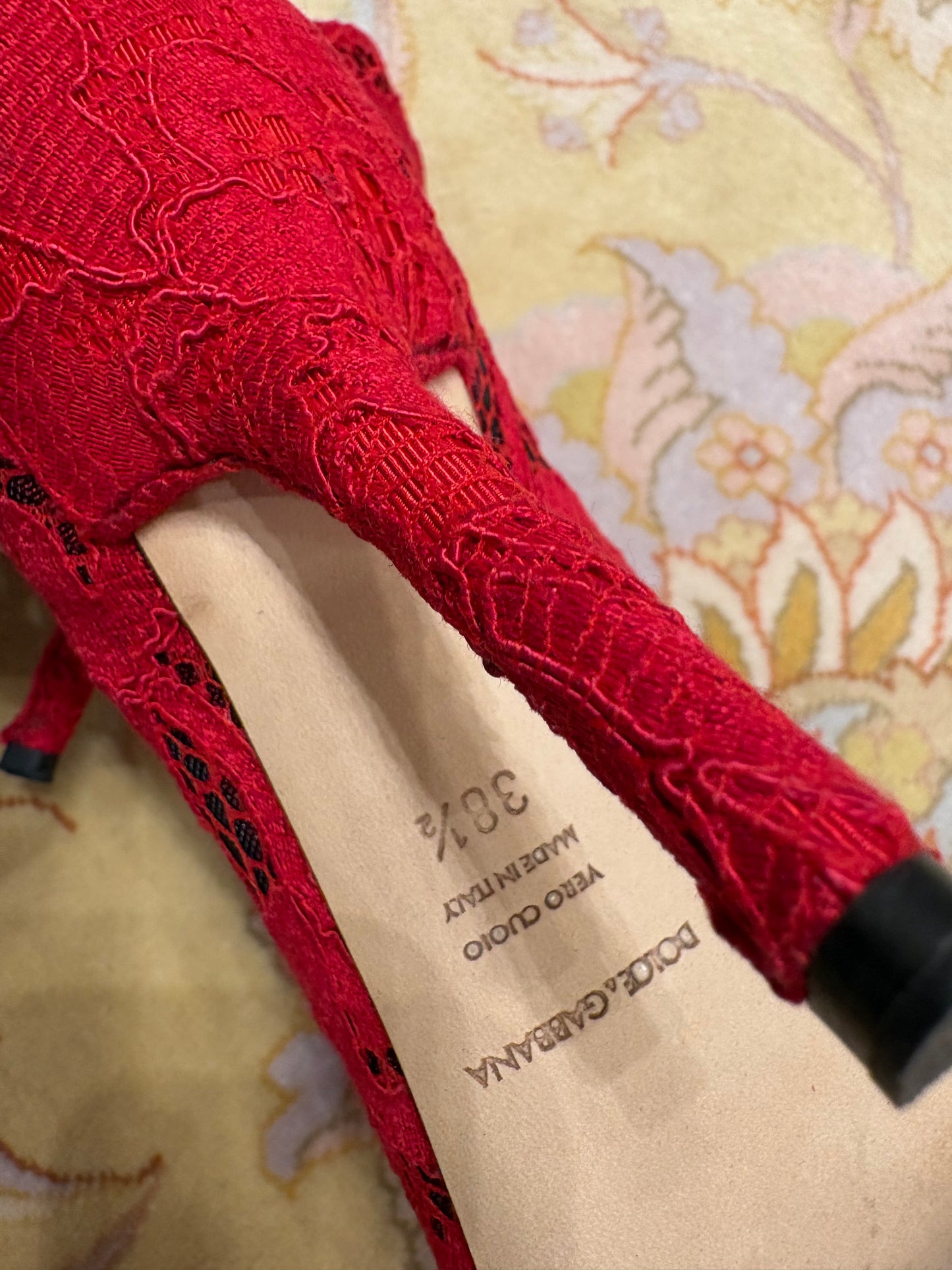 Dolce Gabbana décolleté in pizzo 38.5