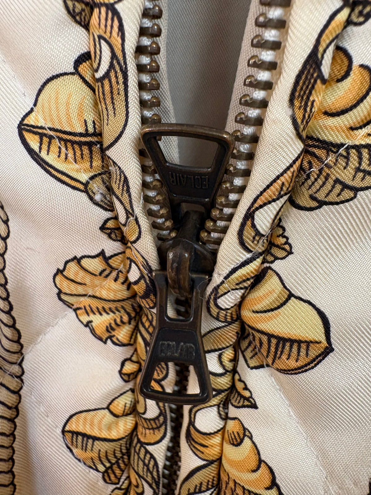 Hermès Bomber Reversibile  "Poste et Cavalerie" dell’illustratore Joachim Metz . Anno1989
