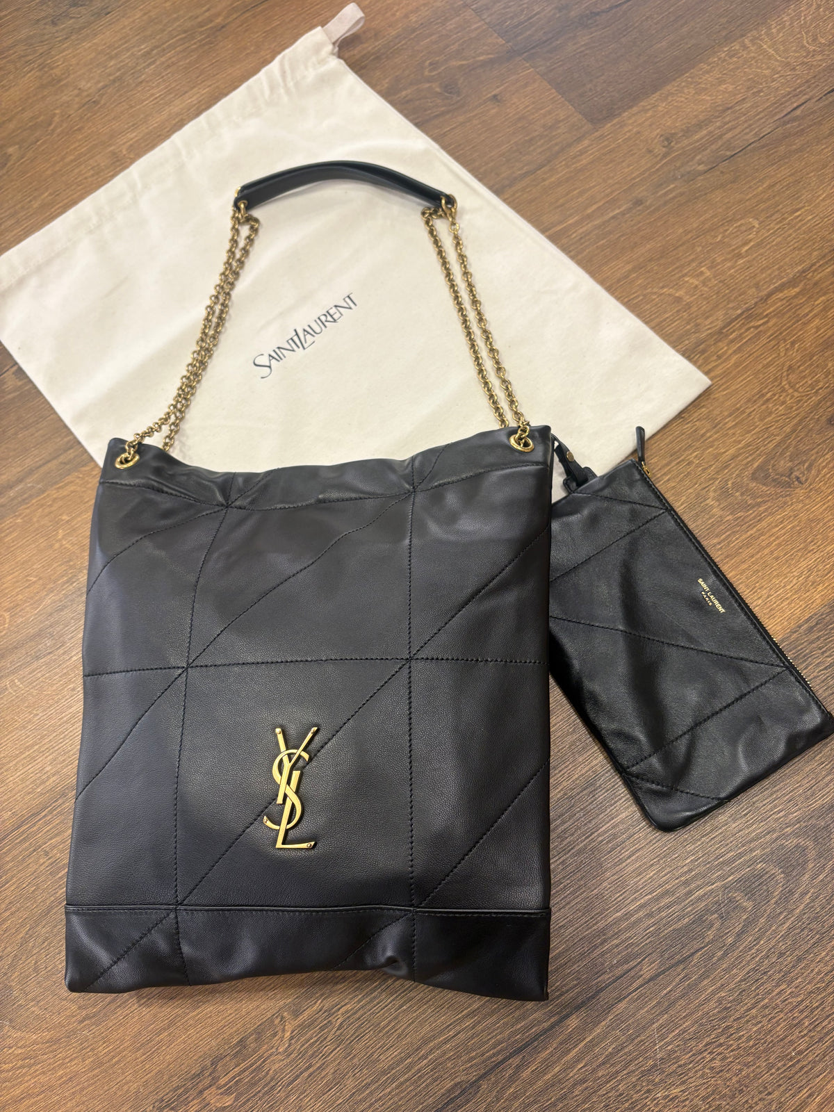 Saint Laurent Jamie Pochon in Nappa Trapuntata con Pochette Nuova Collezione . Nuova