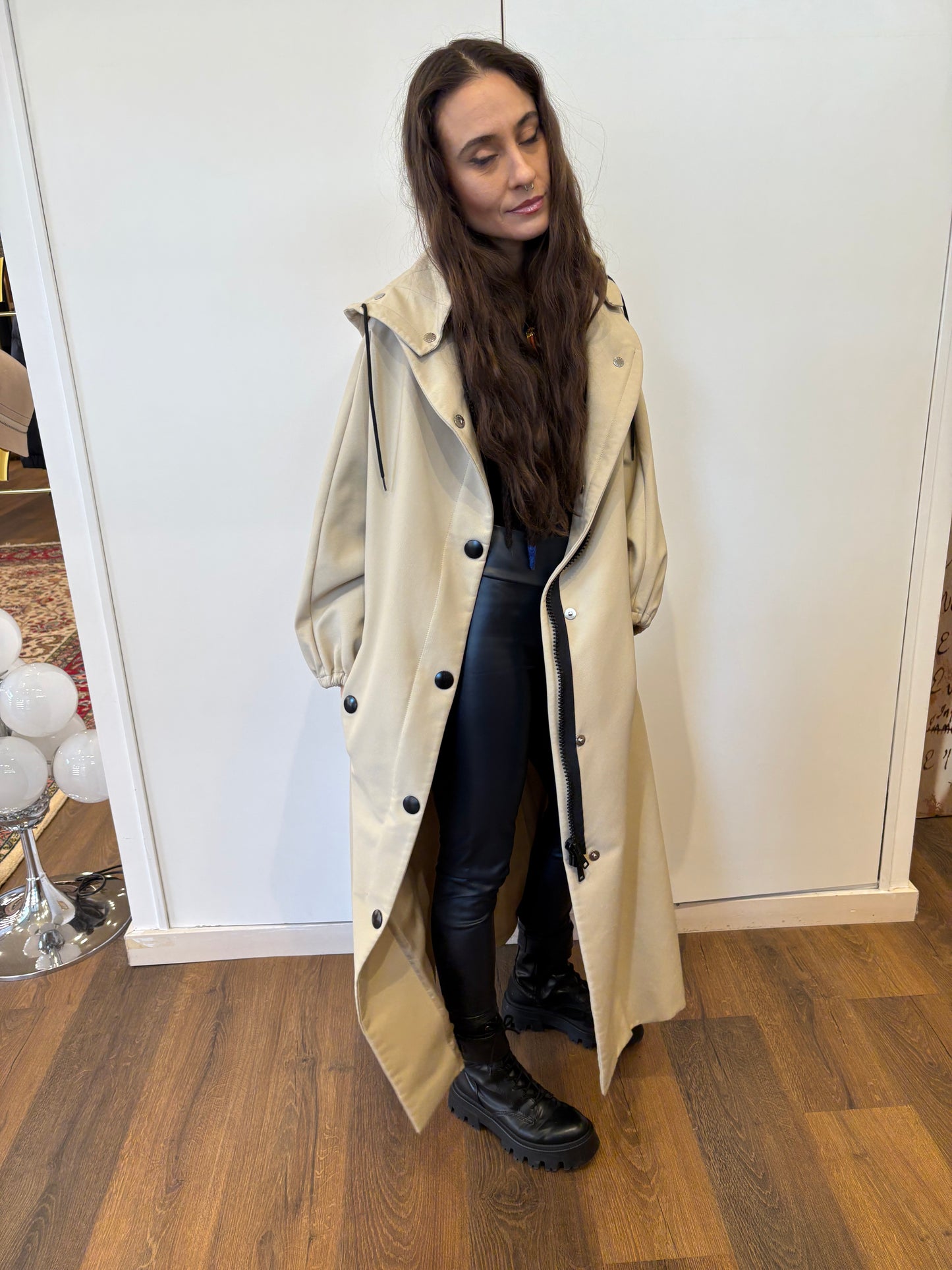 Prada trench oversize 40