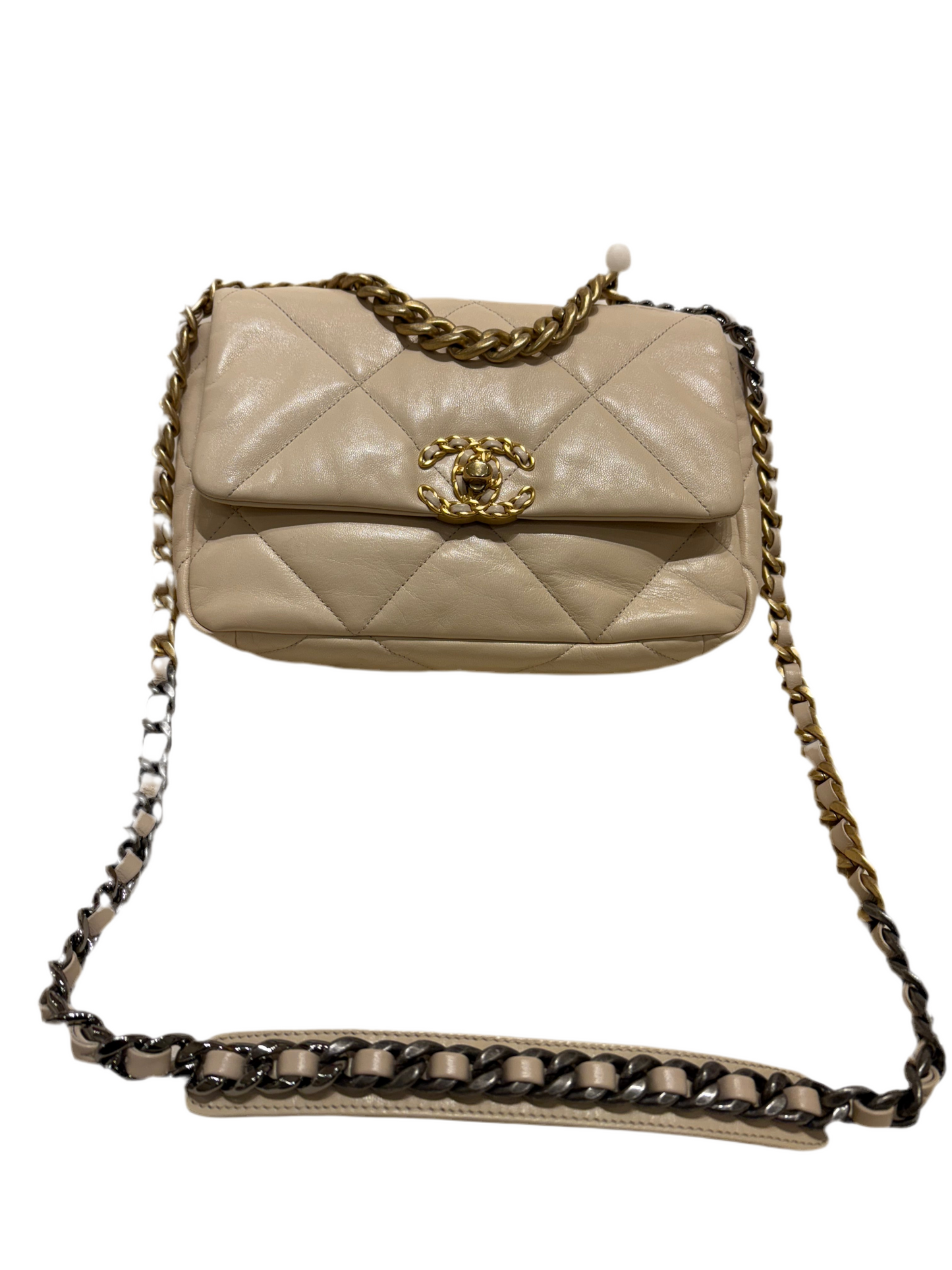 Chanel borsa  C19 small agnello