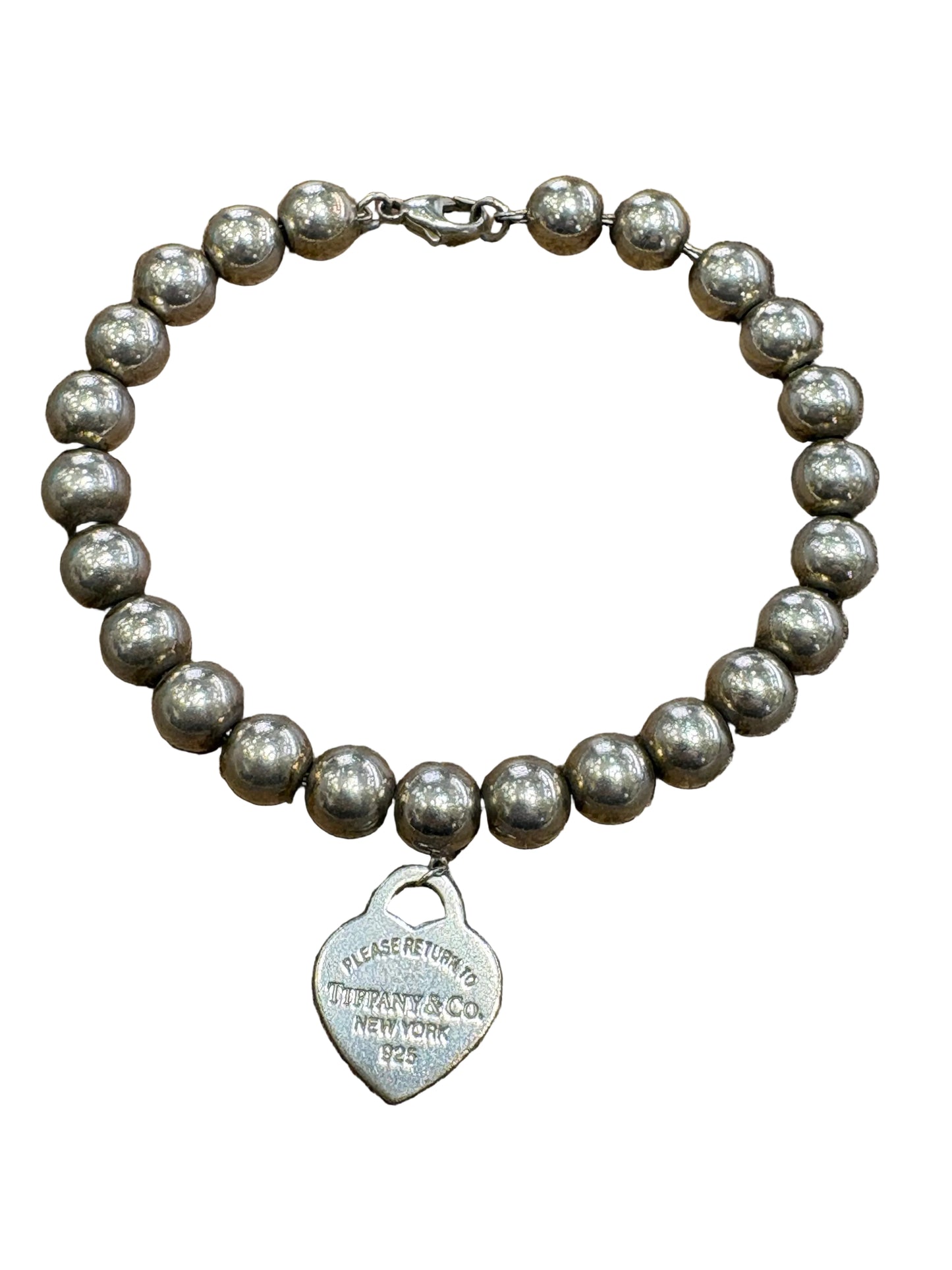 Tiffany &Co. Bracciale Heart Tag in argento, 8 mm ( 19 cm)