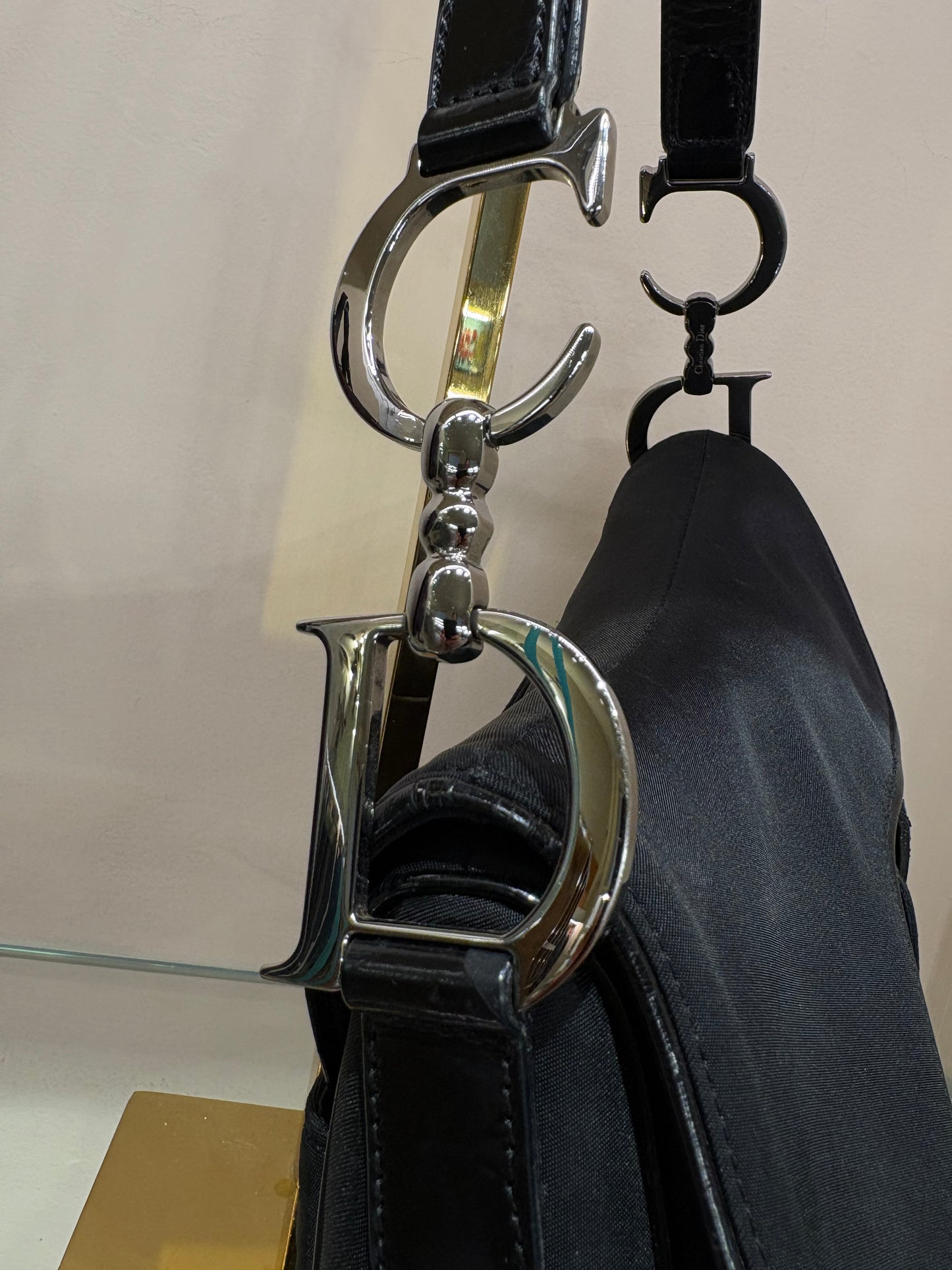 Dior Saddle in tela e pelle. Vintage