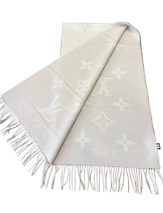 Louis Vuitton sciarpa Reykjavik in puro cashmere nuova