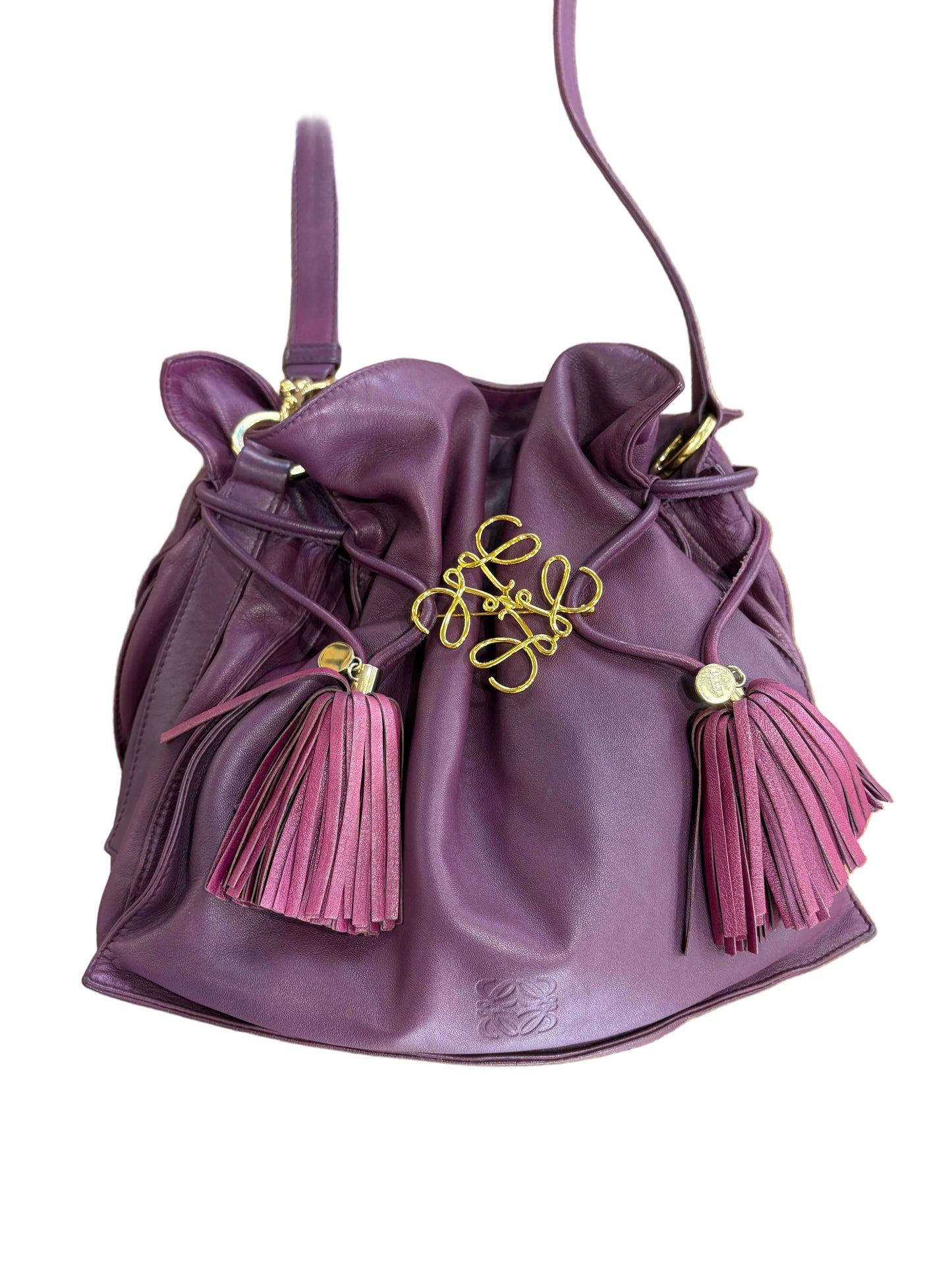 Loewe Flamenco Anagram Tassel Shoulder Bag