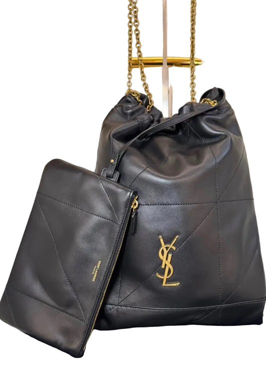 Saint Laurent Jamie Pochon in Nappa Trapuntata con Pochette Nuova Collezione . Nuova