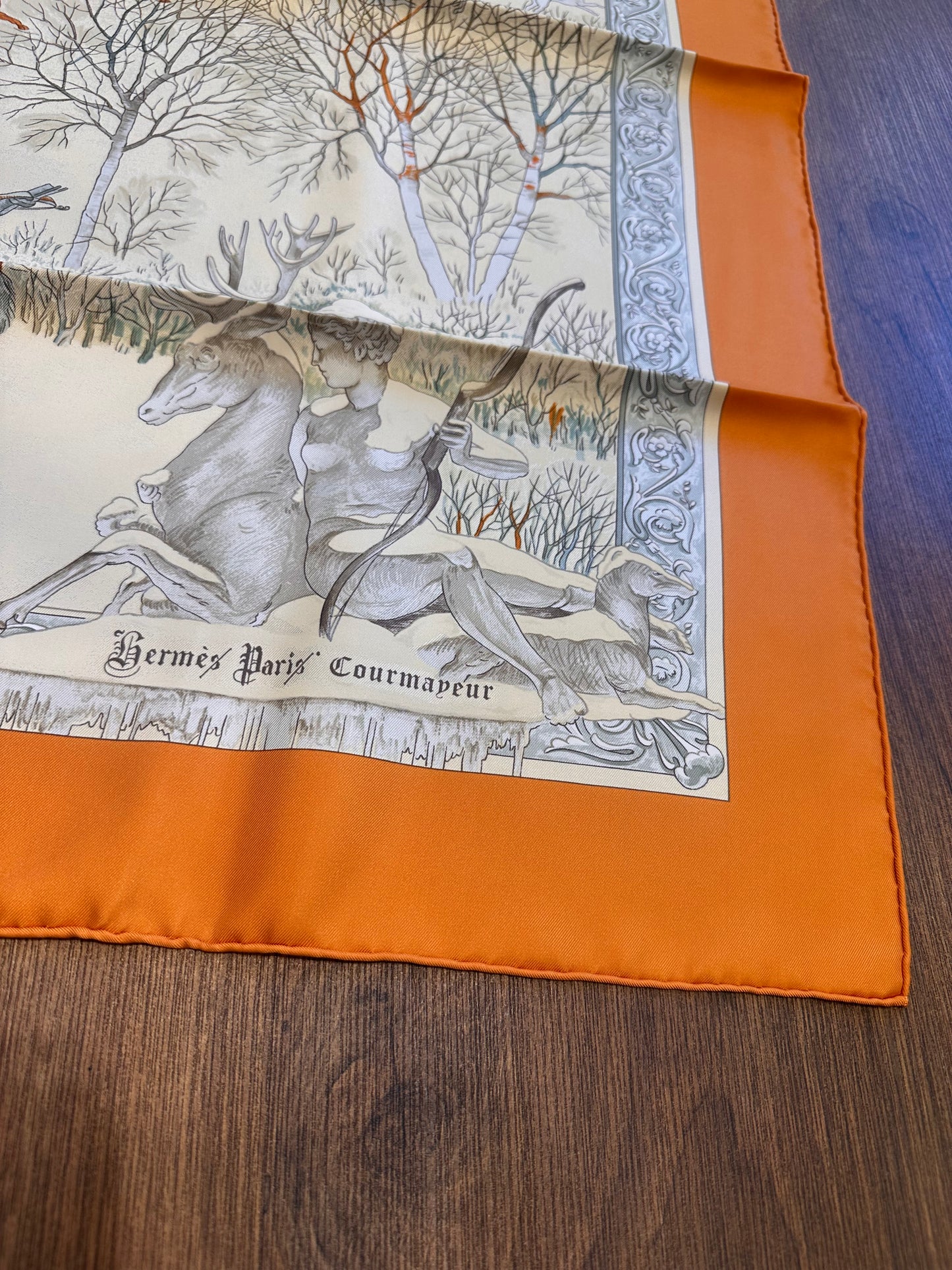 Hermès Paris foulard seta 90x90