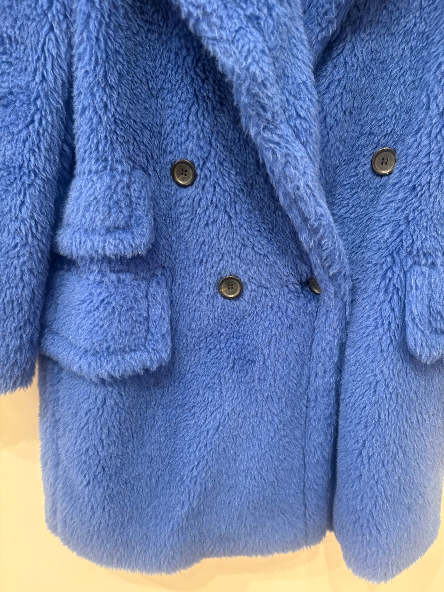 Max Mara cappotto Teddy Bear azzurro 40