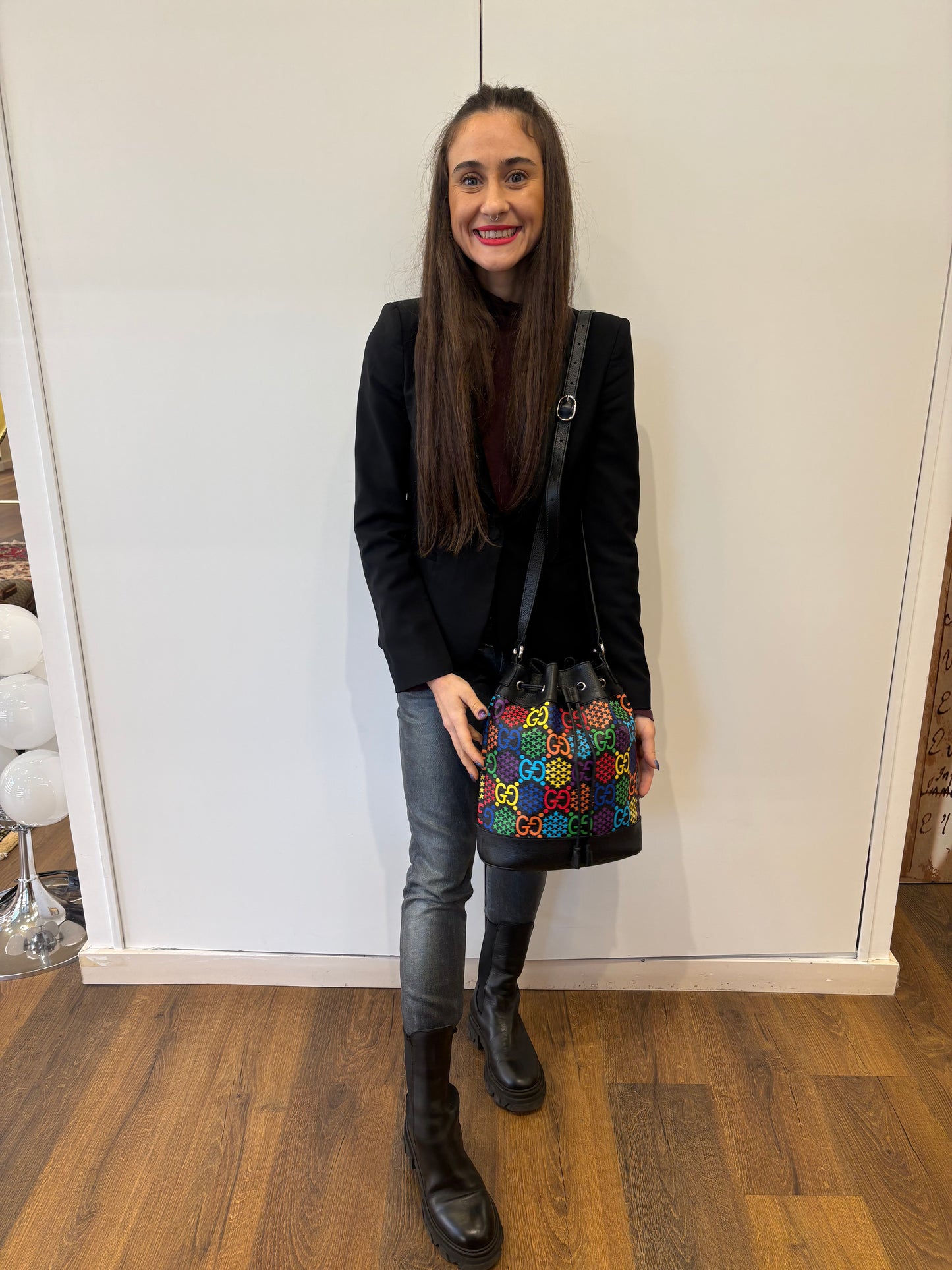 Gucci GG Psychedelic Bucket Bag